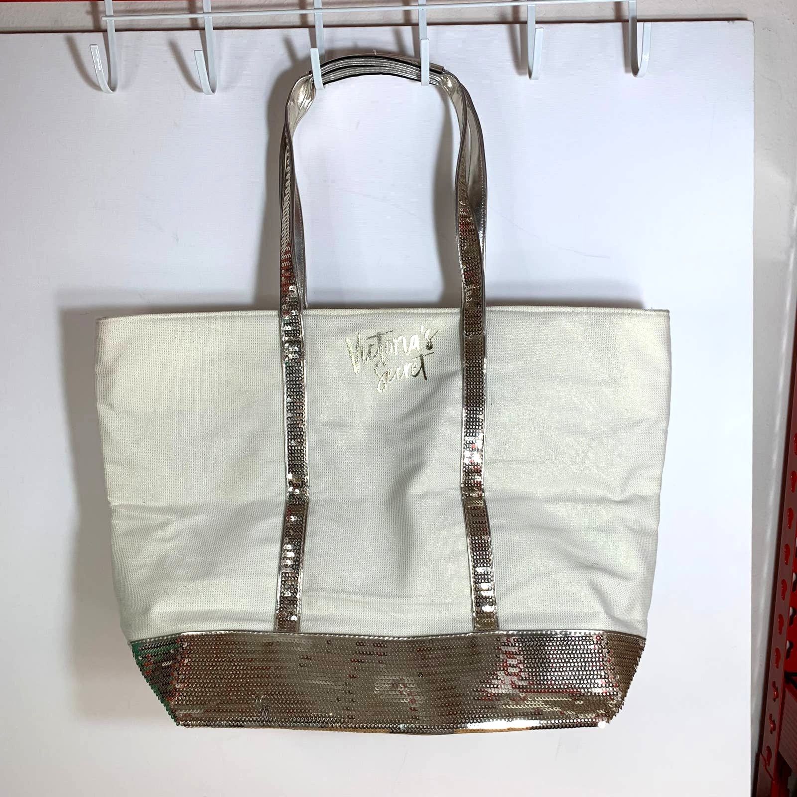 Victoria's Secret Victoria's Secret Women's Tote Sequined Shopper Bags Size ONE SIZE - 1 Thumbnail