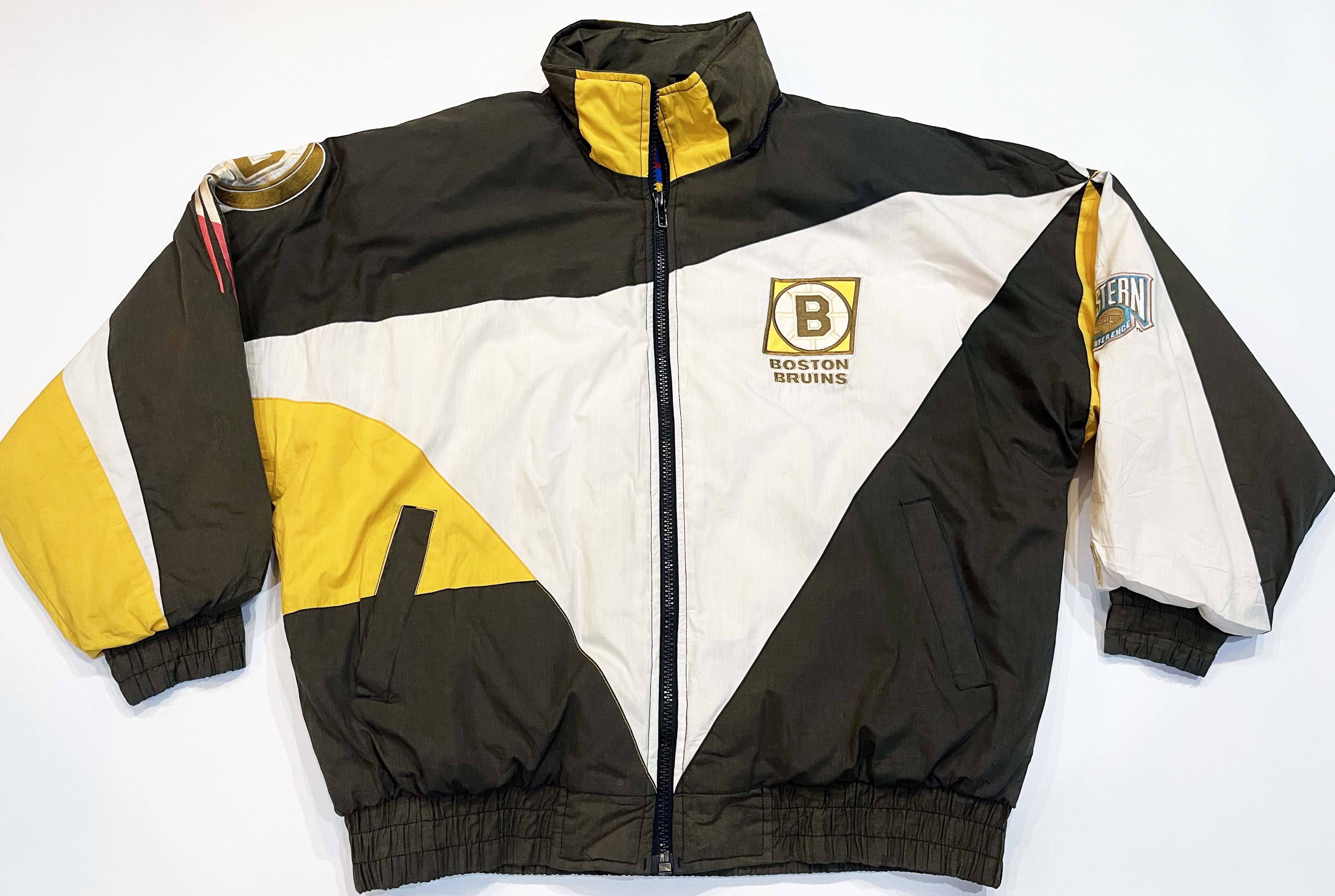 NHL × Pro Player × Vintage Vintage Pro Player NHL Boston Bruins Hockey Full Zip Puffer Size US XL / EU 56 / 4 - 1 Thumbnail
