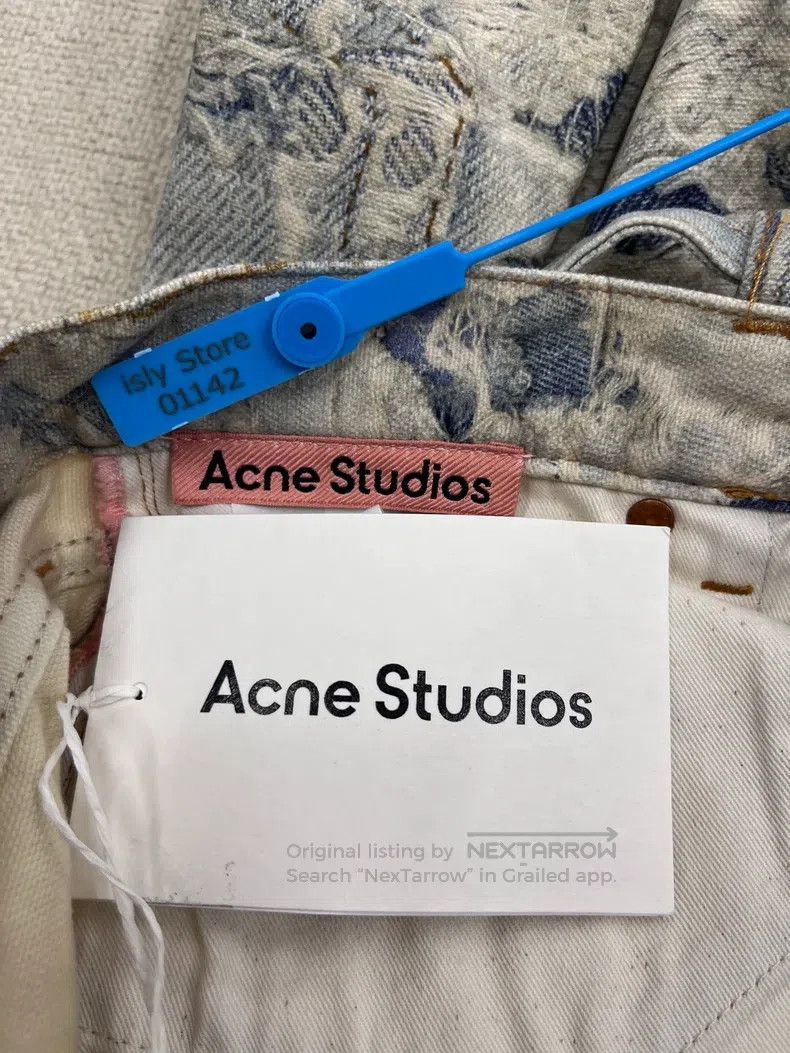 Acne Studios Acne Studios Straight-Leg Loose Distressed Jeans Size US 38 / EU 54 - 4 Thumbnail