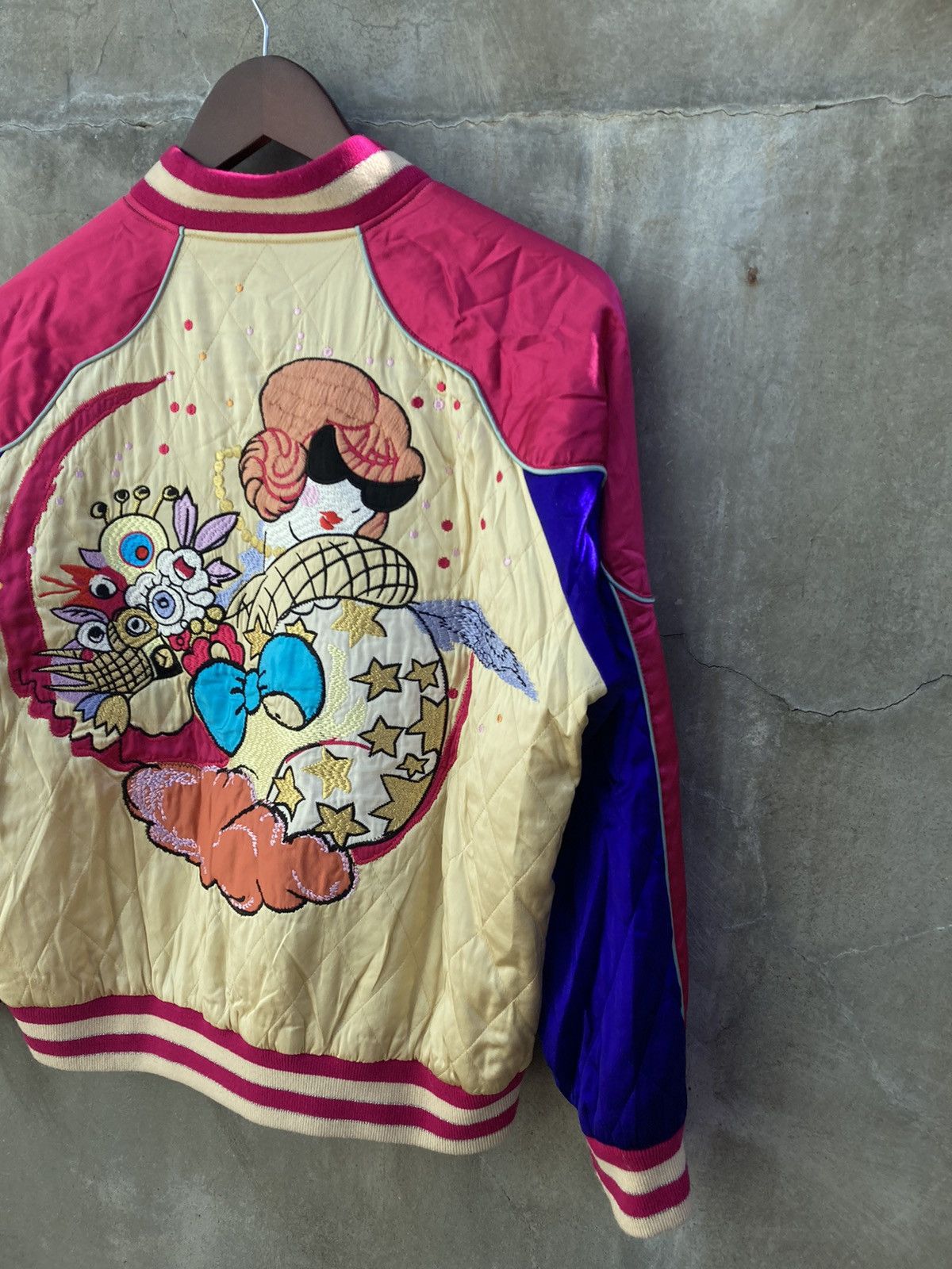 Tsumori Chisato Quilted Sukajan Bomber Jacket Size XS / US 0-2 / IT 36-38 - 9 Thumbnail