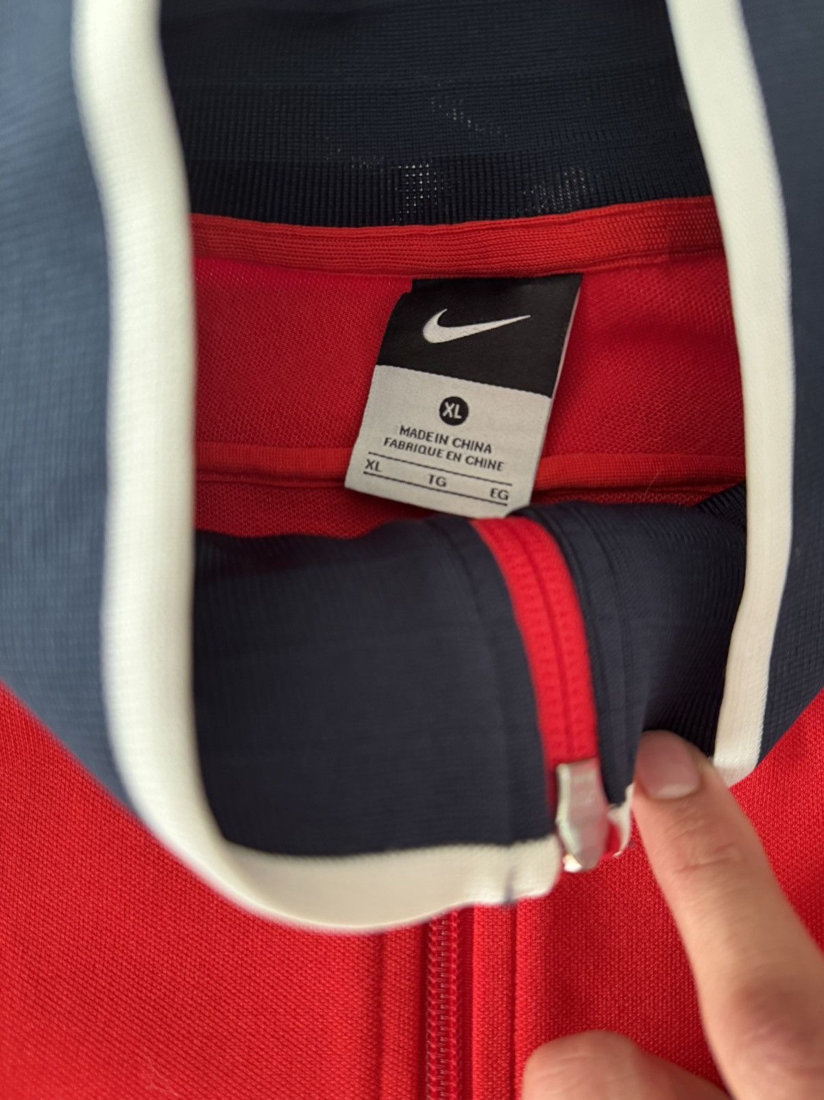 Nike Crazy Nike USA no hoodie zip up Size US L / EU 52-54 / 3 - 3 Thumbnail