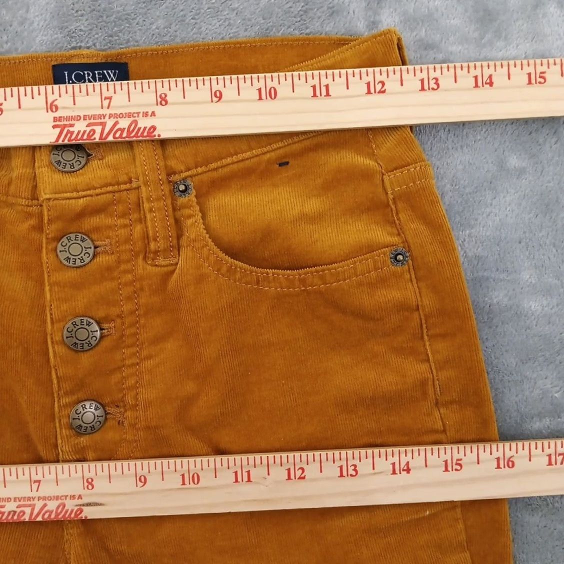 J.Crew J.Crew Pants Womens Skinny Corduroy High Rise Gold 24x28 Chino 24 Regular Women Boys Womens Size 42" / US 20 - 2 Thumbnail