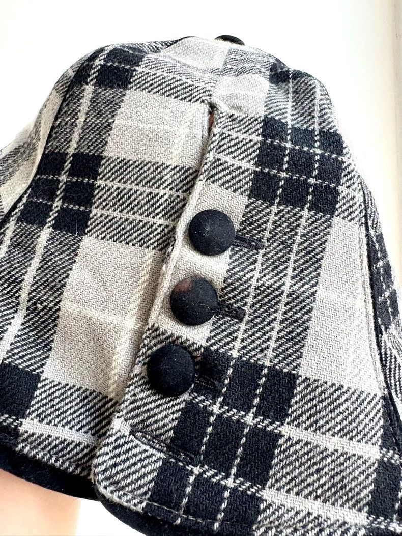 Vivienne Westwood Vivienne Westwood A black and gray checkered fisherman's h Size ONE SIZE - 5 Thumbnail