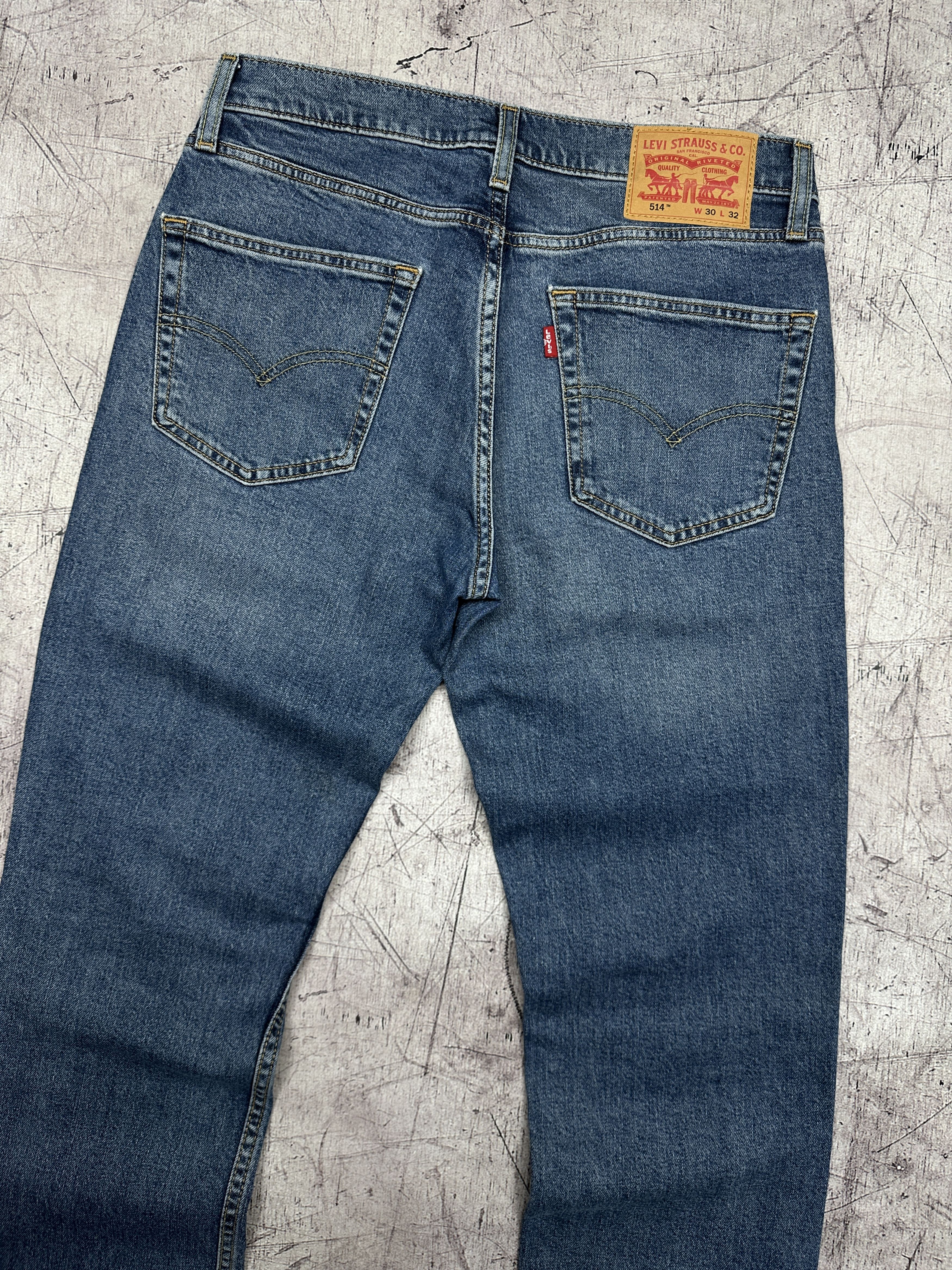 Levi's Levi's 514 Mens Denim Pants Jeans Size 30 x 32 Size US 30 / EU 46 - 2 Thumbnail