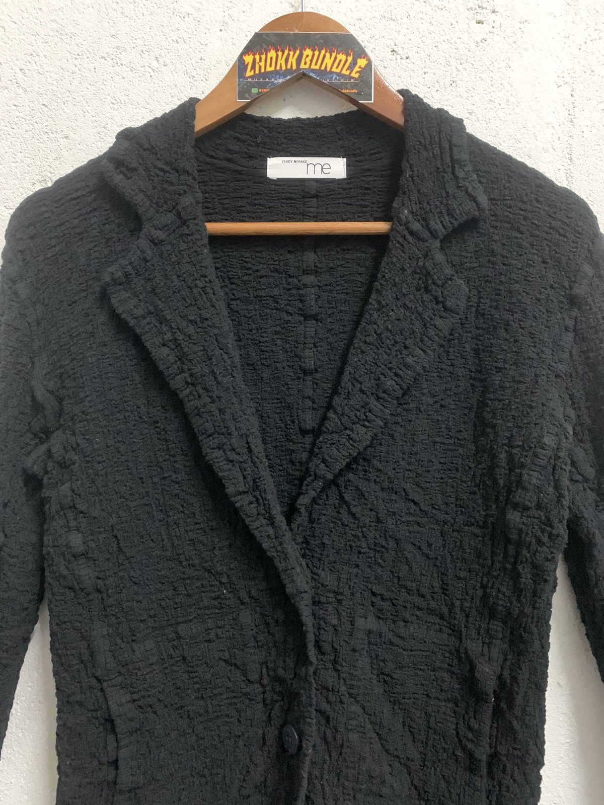 Issey Miyake Issey Miyaki me Cardigan Jacket Basic Cauliflower Size S / US 4 / IT 40 - 3 Thumbnail