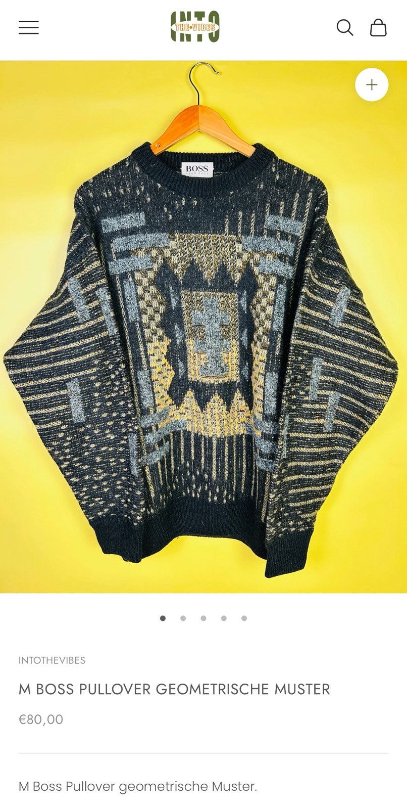 Hugo Boss 🇮🇹 Vintage 90s Hugo Boss Archive Knit Sweaters Made in Italy Size US M / EU 48-50 / 2 - 10 Thumbnail