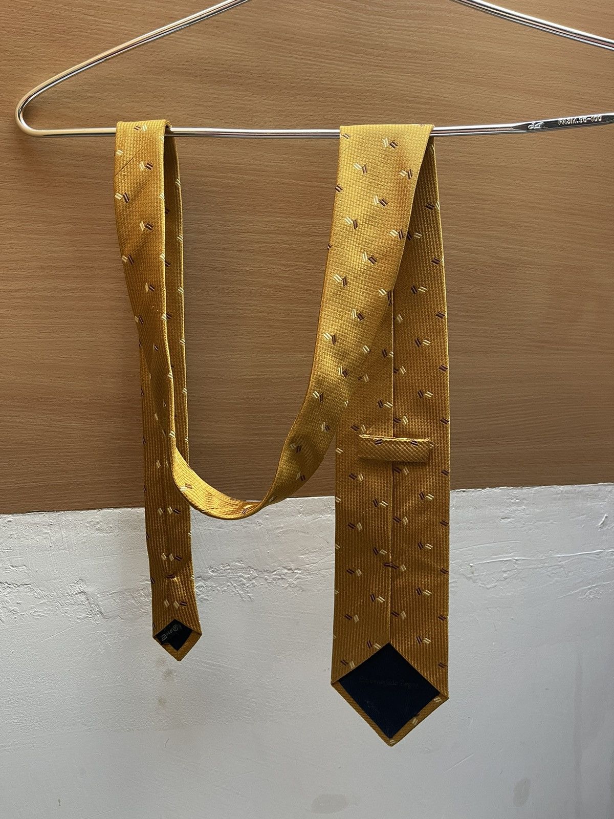 Ermenegildo Zegna × Vintage Ermenegildo Zegna Italian made silk tie Size ONE SIZE - 6 Thumbnail