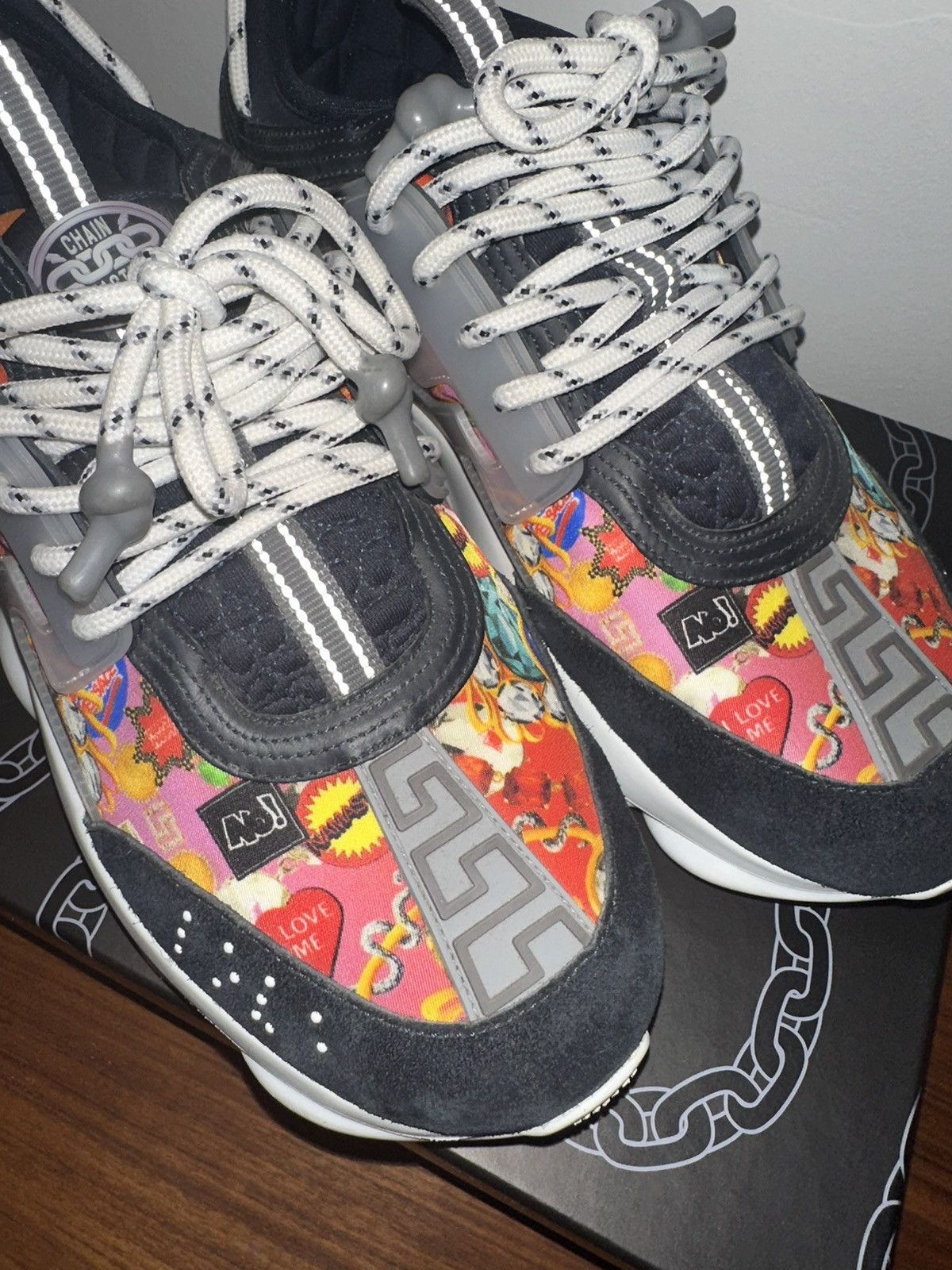 Versace Versace Chain Reaction Navy Multi Size US 10.5 / EU 43-44 - 7 Thumbnail