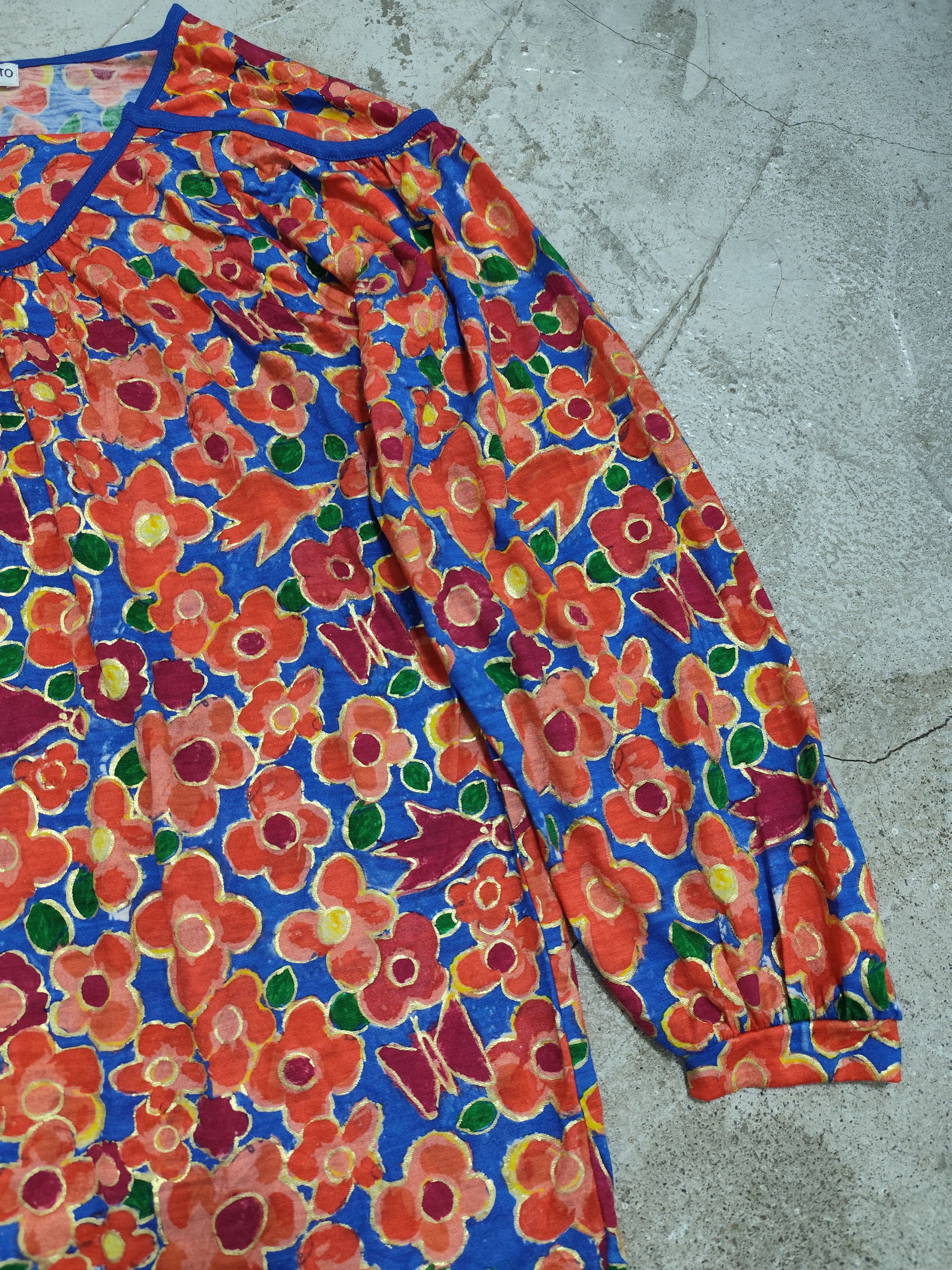 Issey Miyake Tsumori chisato spring wear all over print floral Size L / US 10 / IT 46 - 4 Thumbnail