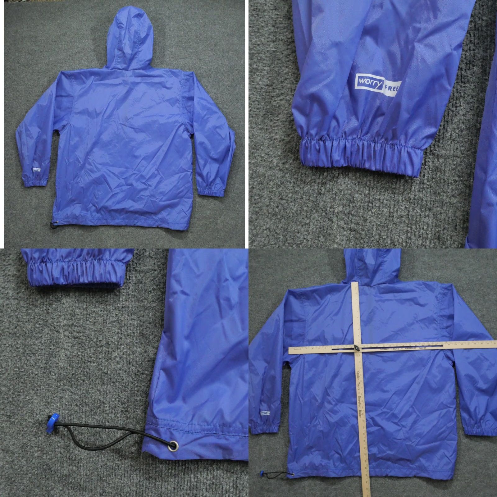 Sony VINTAGE Sony Handycam Jacket Windbreaker 90s Blue Purple Hooded Adult L Mens Jacket Size US L / EU 52-54 / 3 - 8 Thumbnail