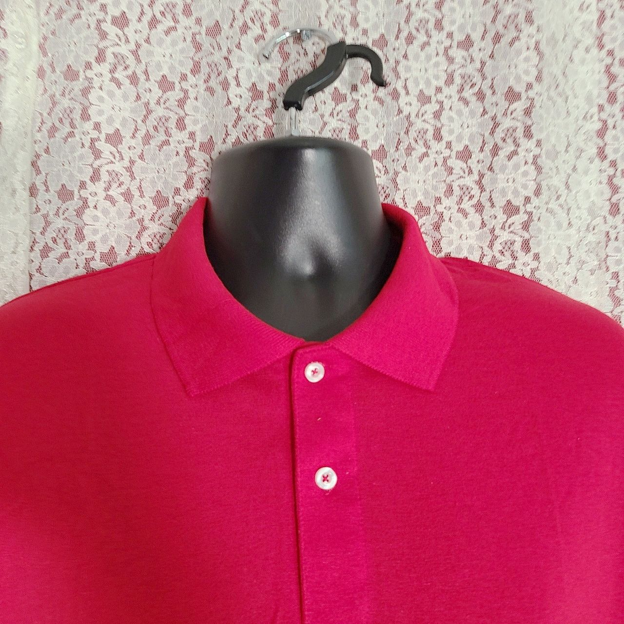 Hanes NWOT Hanes red short sleeve polo size 3x Size US XXL / EU 58 / 5 - 3 Thumbnail