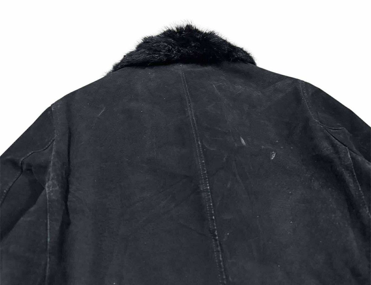 Michel Klein 🔥Y2K Archived Michel Klein Black Fur Pigskin Coat Jacket Size US M / EU 48-50 / 2 - 6 Thumbnail