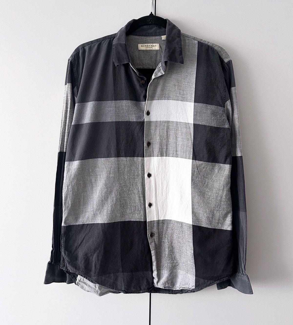 Burberry Burberry check stretch poplin shirt Size US M / EU 48-50 / 2 - 1 Thumbnail