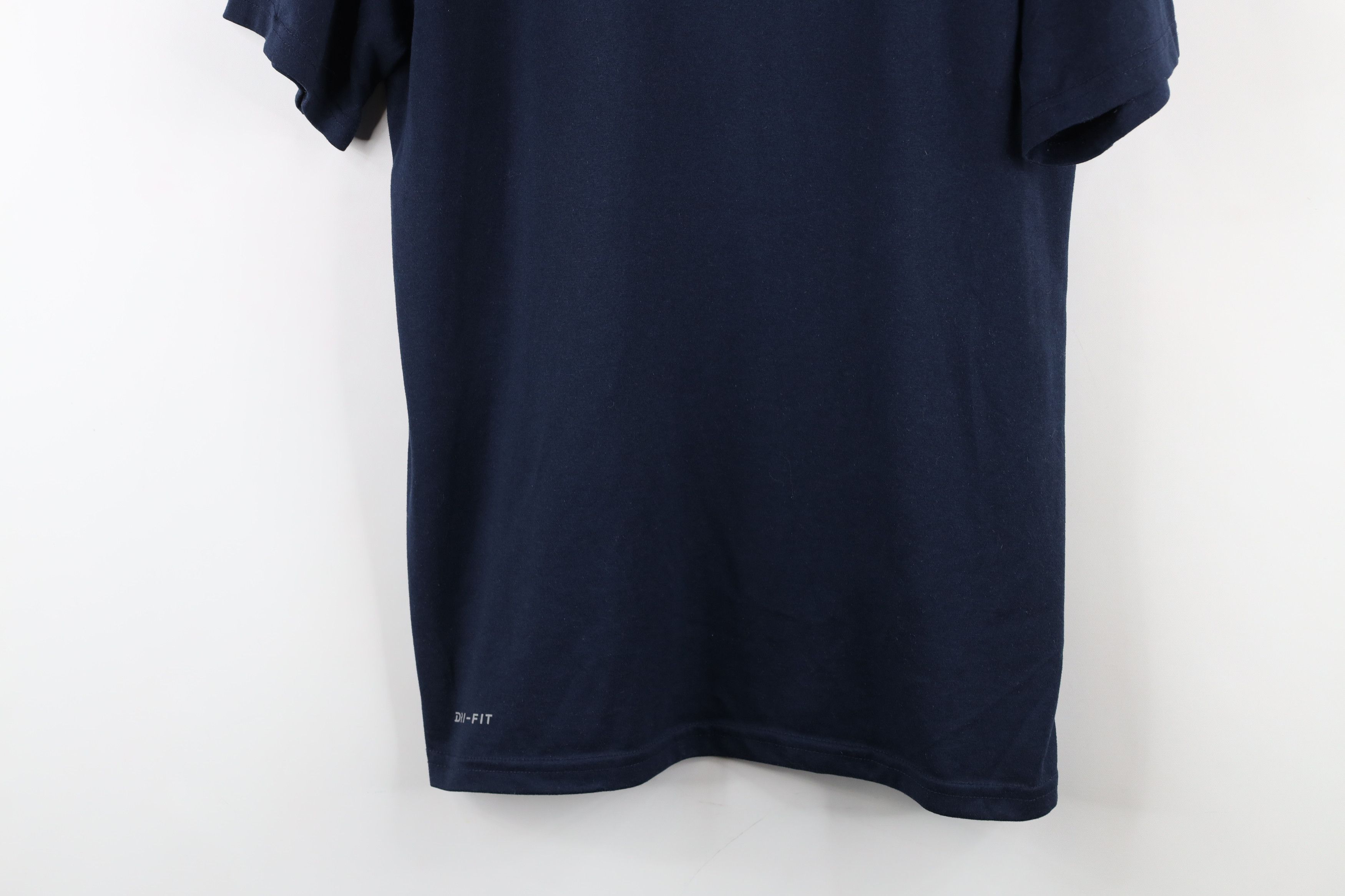 Nike × Vintage Y2K Nike Travis Scott Mini Swoosh Running Gym T-Shirt Blue Size US M / EU 48-50 / 2 - 3 Thumbnail