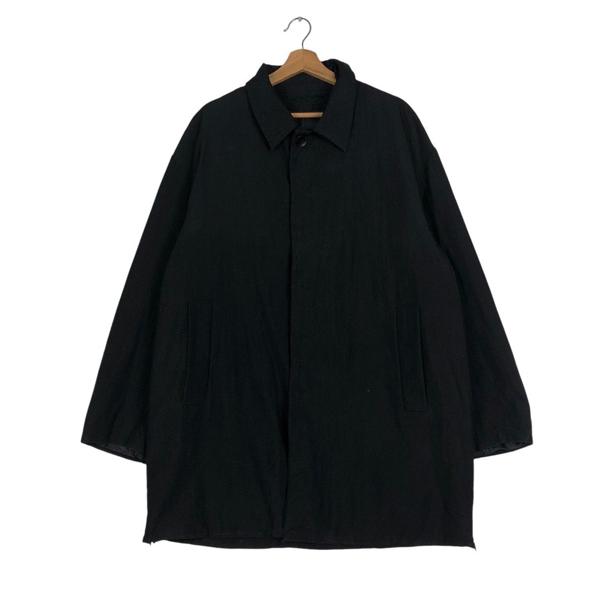 Vintage 📌Vintage Chore Work Jacket Rich Black Biker Made in Italy Size US M / EU 48-50 / 2 - 2 Thumbnail