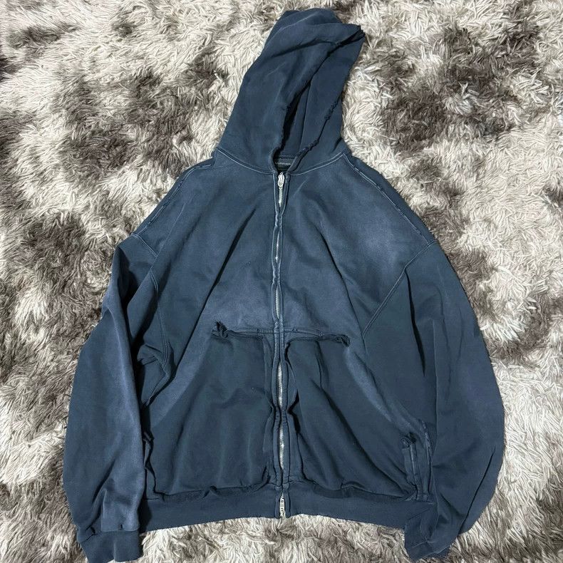 Balenciaga Balenciaga Tape, masking tape, paper zipper, old hooded ja Size US XXS / EU 40 - 2 Thumbnail