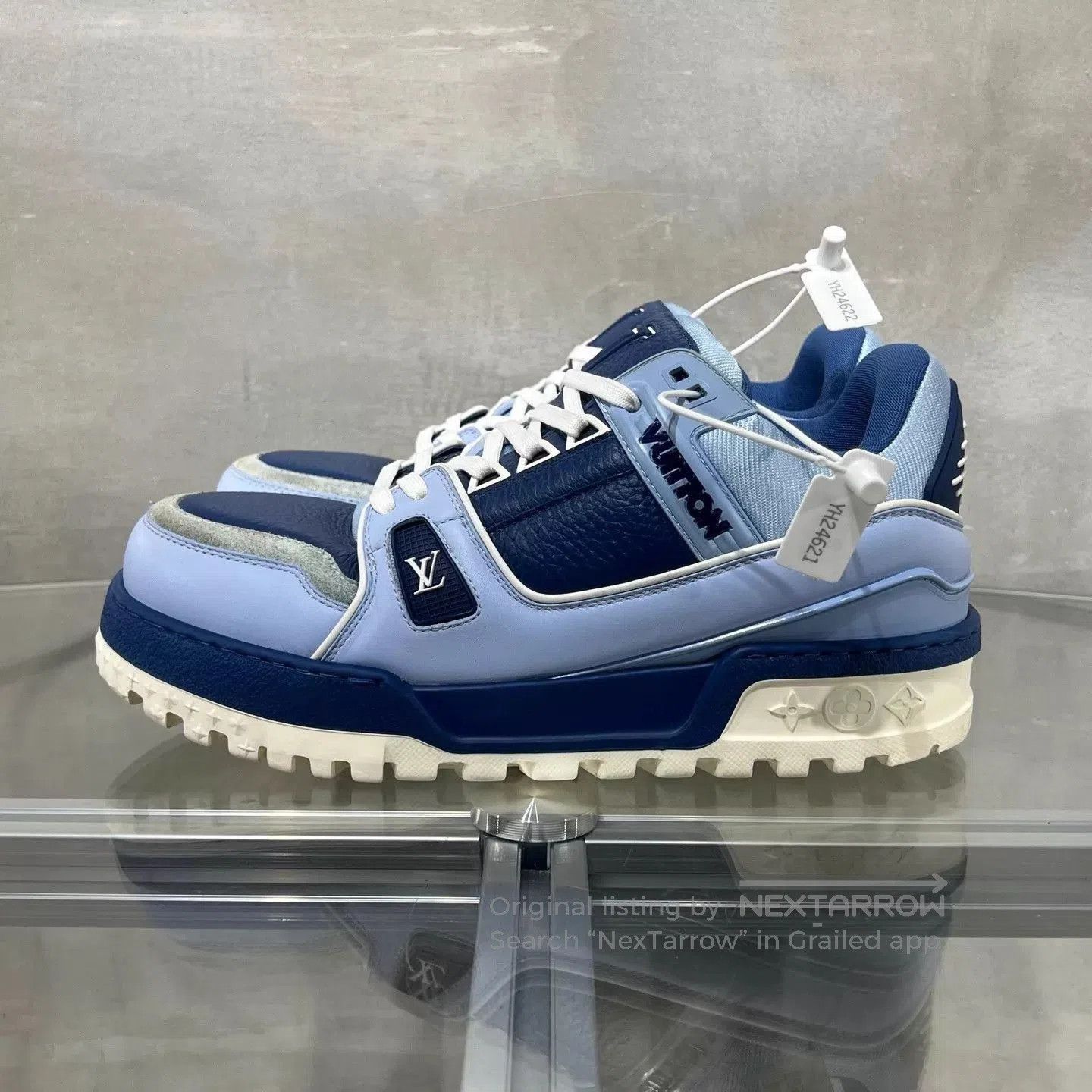 Louis Vuitton Blue Low. Size US 7.5 / EU 40-41 - 3 Thumbnail