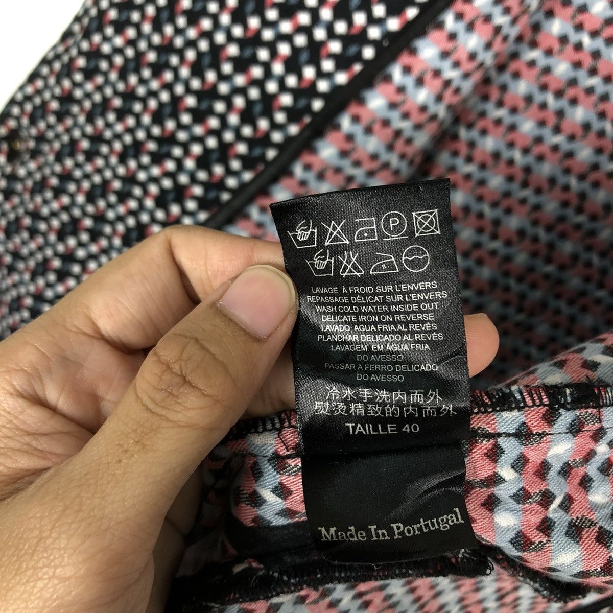 Vintage 🔥Vtg Quilted Button Jacket Goyard Design Cop Copine Portuga Size US M / EU 48-50 / 2 - 17 Thumbnail