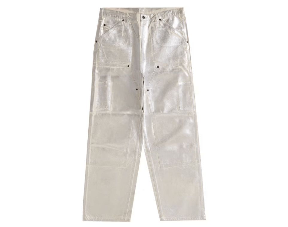 Supreme MM6 Maison Margiela Foil Double Knee Painter Pant Natural Size US 30 / EU 46 - 1 Thumbnail