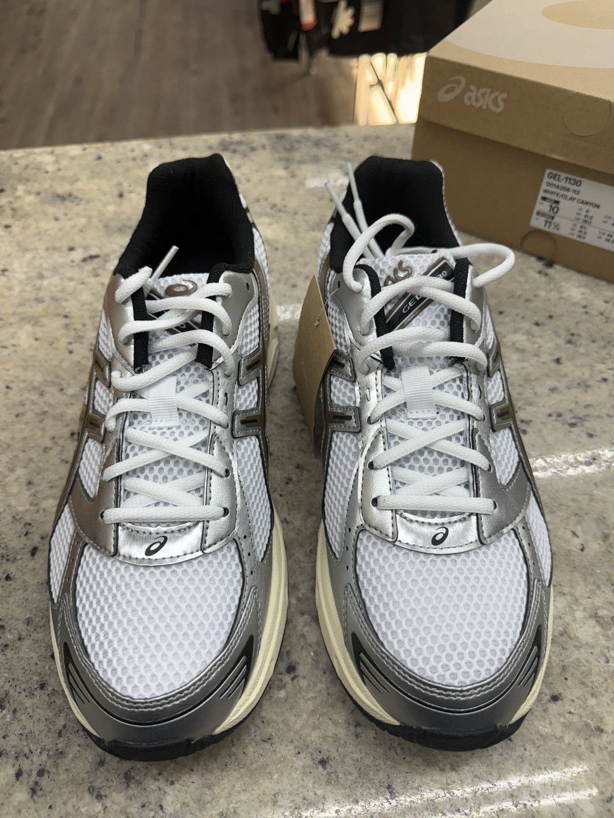 Asics Asics Gel 1130s White/Clay Canyon Size US 10 / EU 43 - 3 Thumbnail