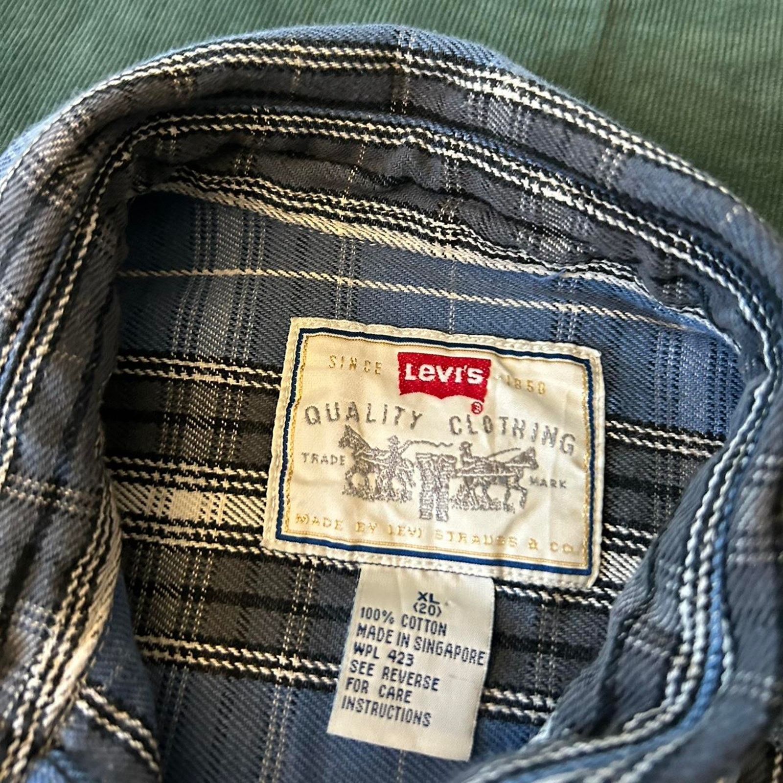Levi's Vintage levis long sleeve Size US XL / EU 56 / 4 - 3 Thumbnail