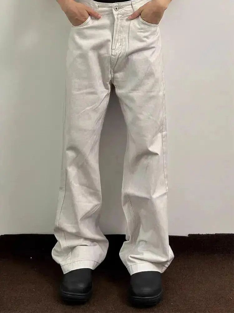Japanese Brand Street Casual Simple Versatile Aged Jeans Size US 32 / EU 48 - 3 Thumbnail