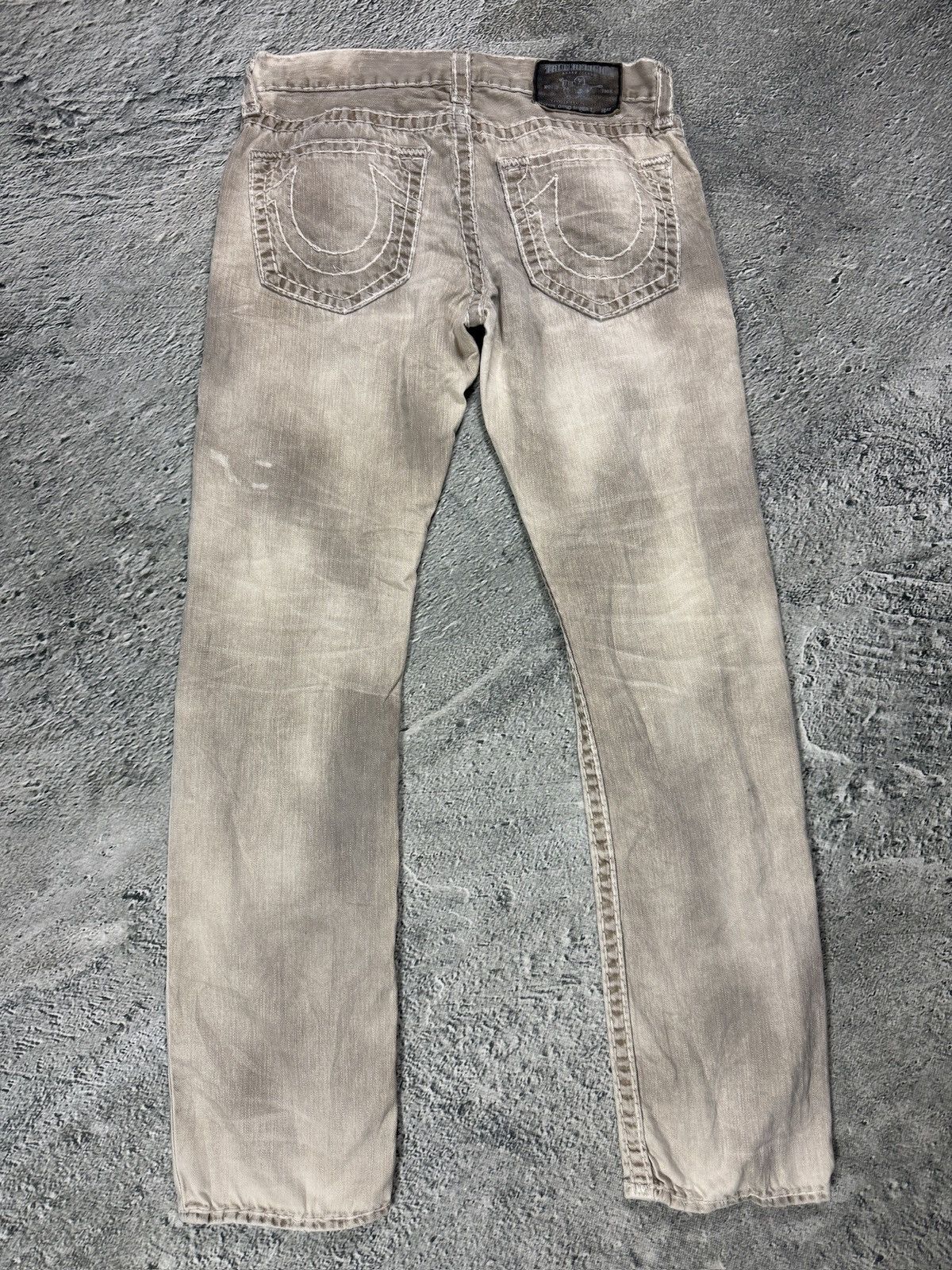 True Religion True Religion jeans vintage pants beige Geno super T Size US 32 / EU 48 - 1 Thumbnail