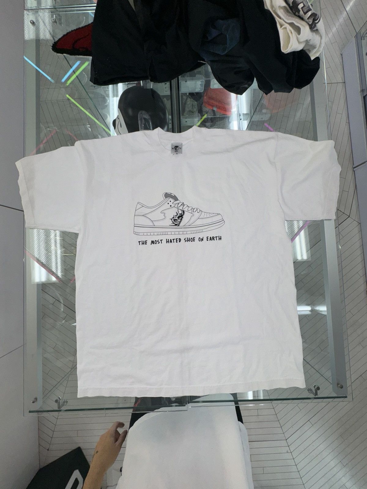Warren Lotas Warren Lotas Most Hated Shoe on Earth Tee White f&f Size US XL / EU 56 / 4 - 2 Thumbnail