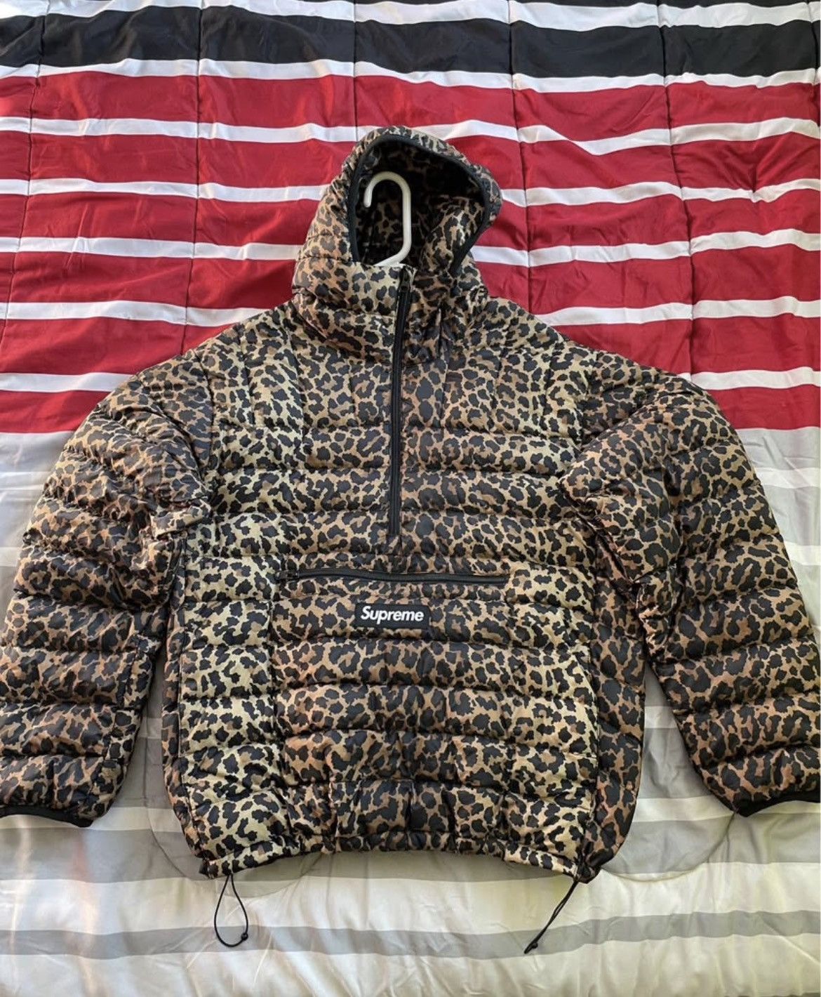 Supreme Supreme Micro Down Half Zip Hood (FW21) - Leopard Print Size US S / EU 44-46 / 1 - 1 Thumbnail