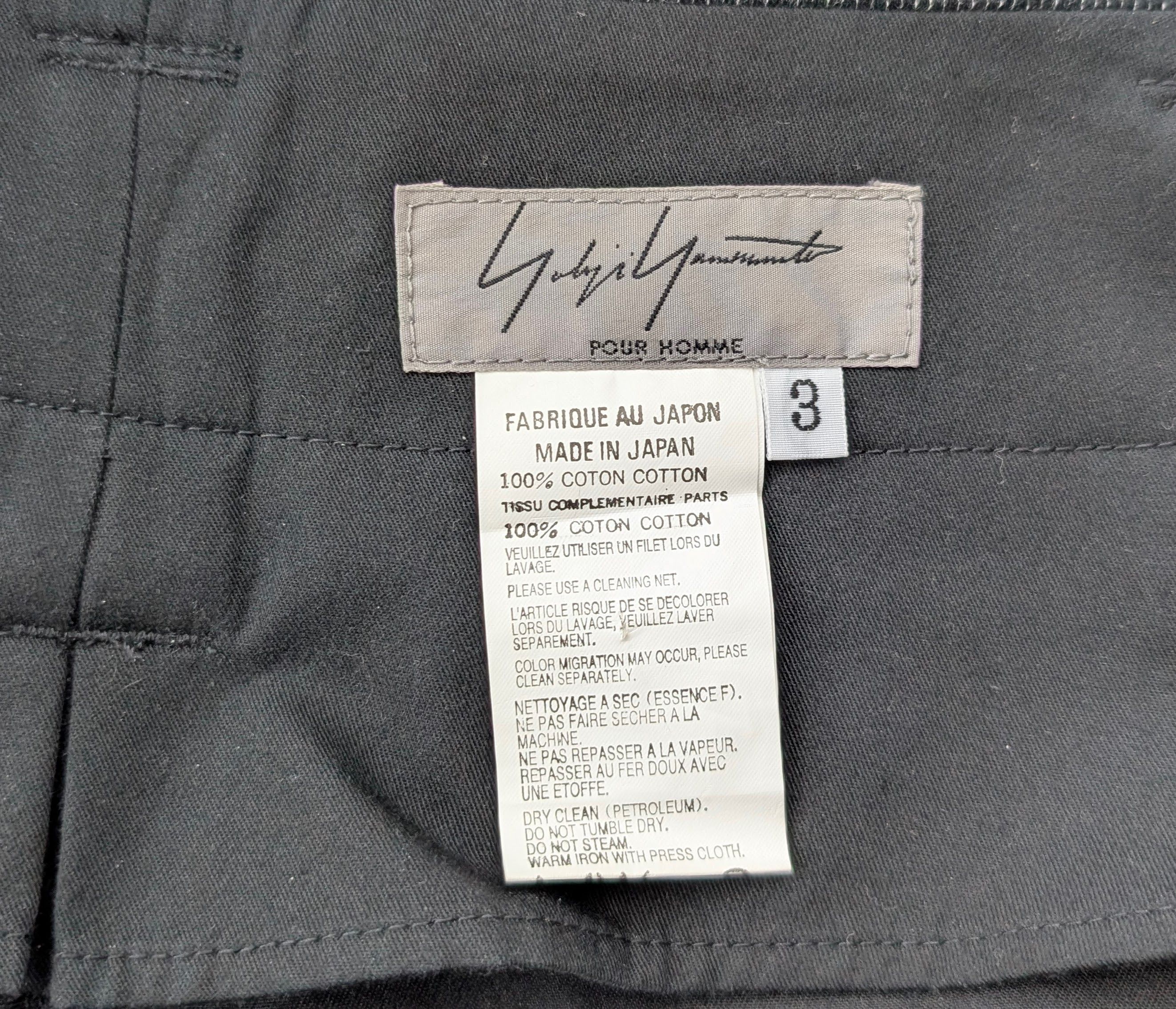 Yohji Yamamoto Yohji Yamamoto Grey Cotton Dbl Cargo Pkt Pant size 3 Size US 34 / EU 50 - 8 Thumbnail