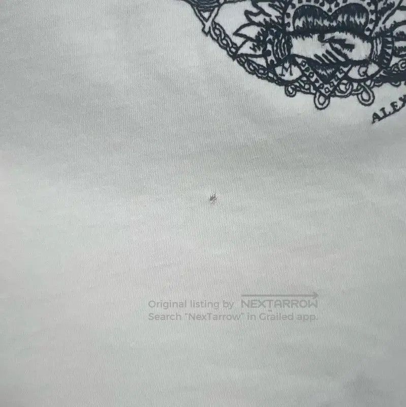 Alexander McQueen Alexander McQueen Men's White Cotton T-Shirt . Size US M / EU 48-50 / 2 - 7 Thumbnail