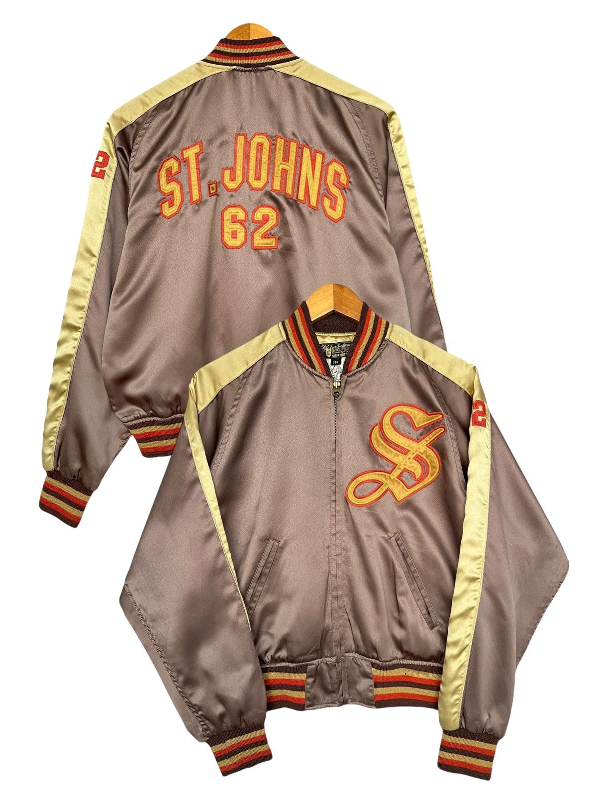 Sugar Cane Vintage S St John Sugar Canes Toyo Enterprise Bomber Jacket Size US S / EU 44-46 / 1 - 1 Thumbnail
