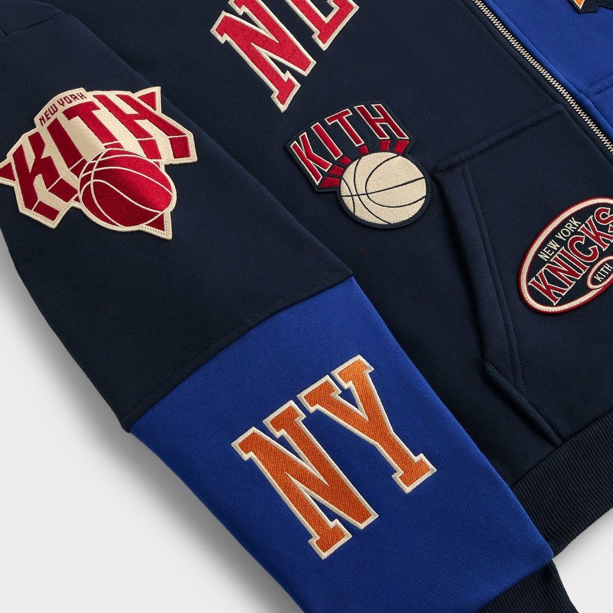 Kith Kith for NY Knicks Mash Up Cropped Braxton Vintage Hoodie Size US L / EU 52-54 / 3 - 7 Thumbnail