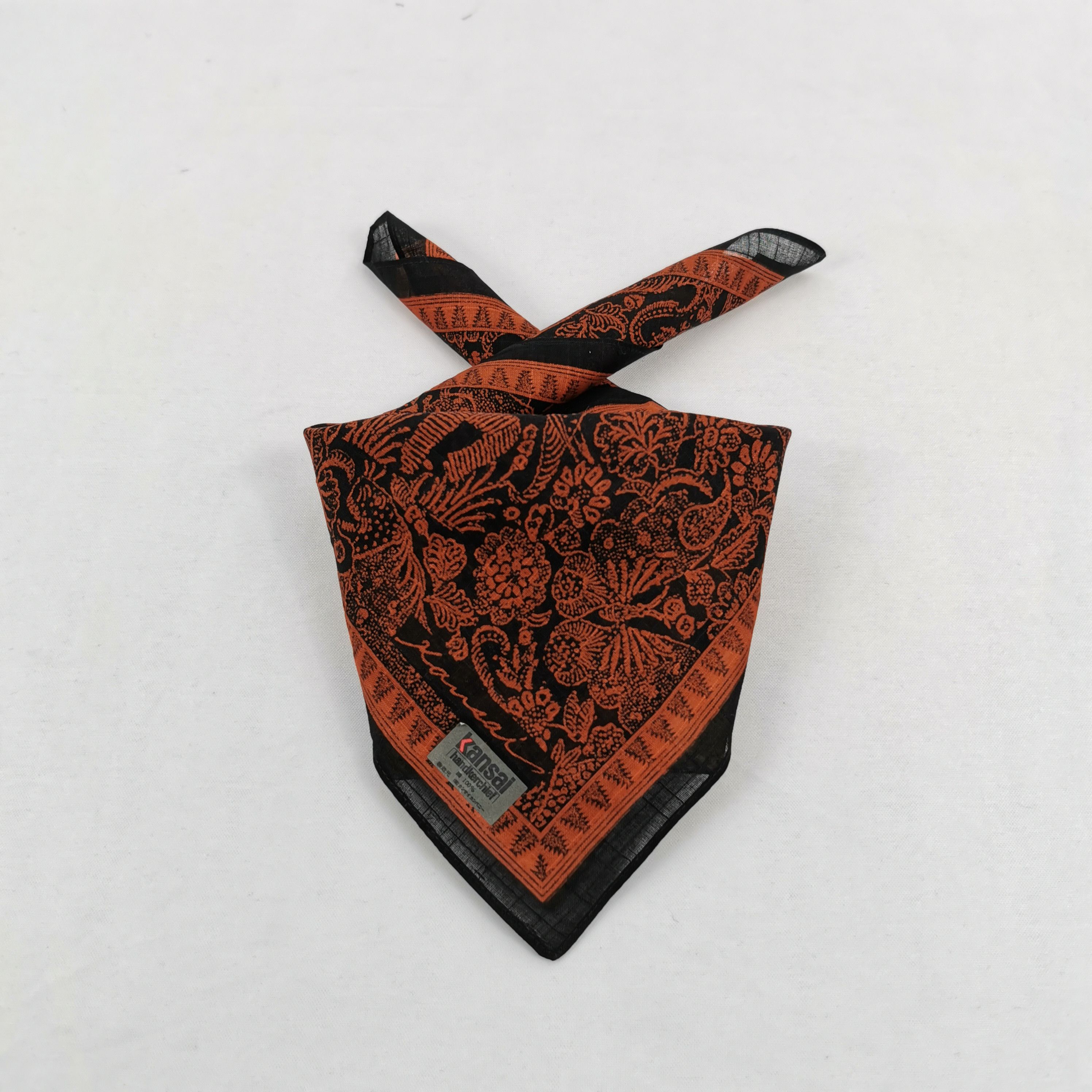 Kansai Yamamoto NWT Vintage Kansai Handkerchief Neckerchief Japanese Bandana Size ONE SIZE - 1 Thumbnail