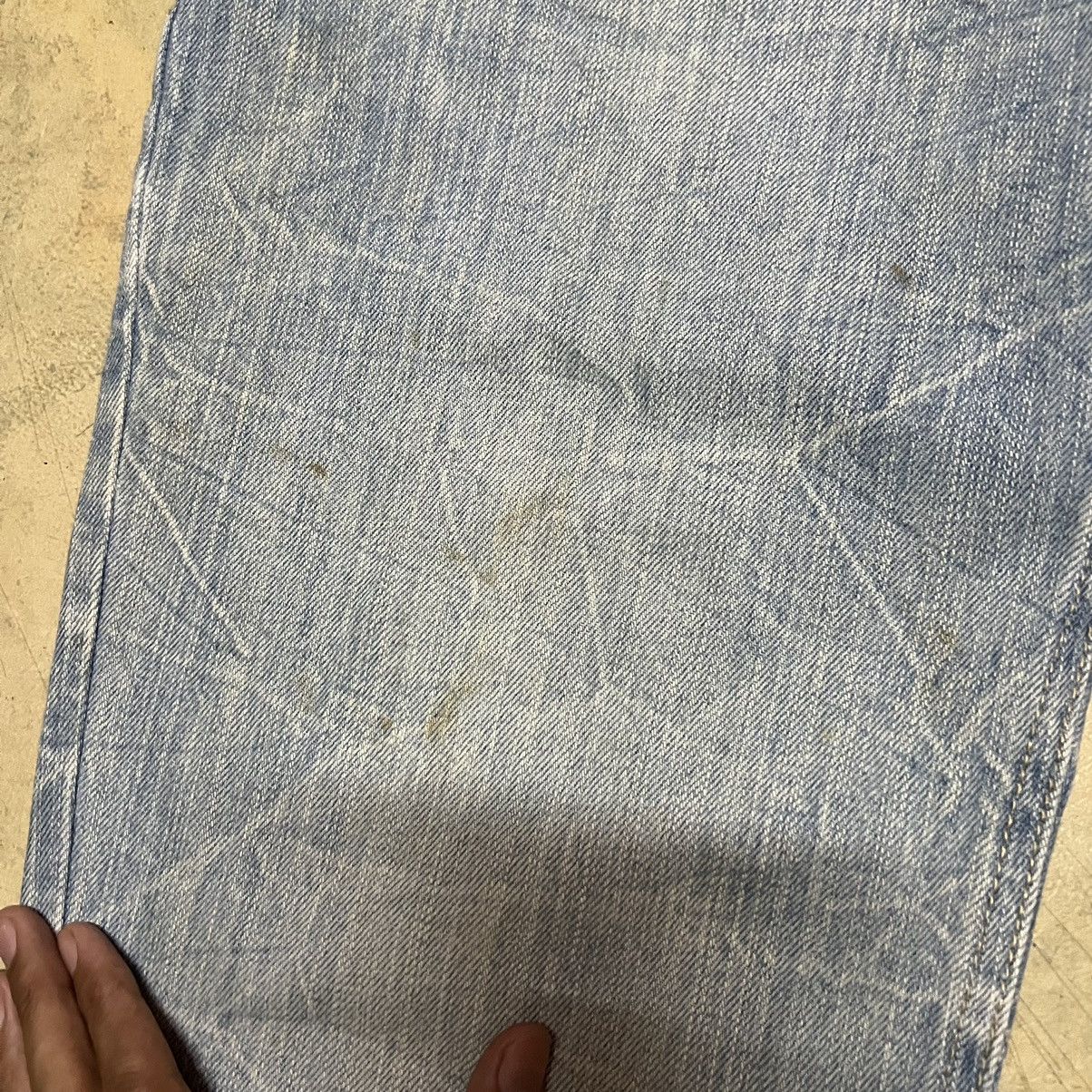 Japanese Brand Japanese Brand Double Waist Distressed Denim Jeans Size US 29 - 14 Thumbnail