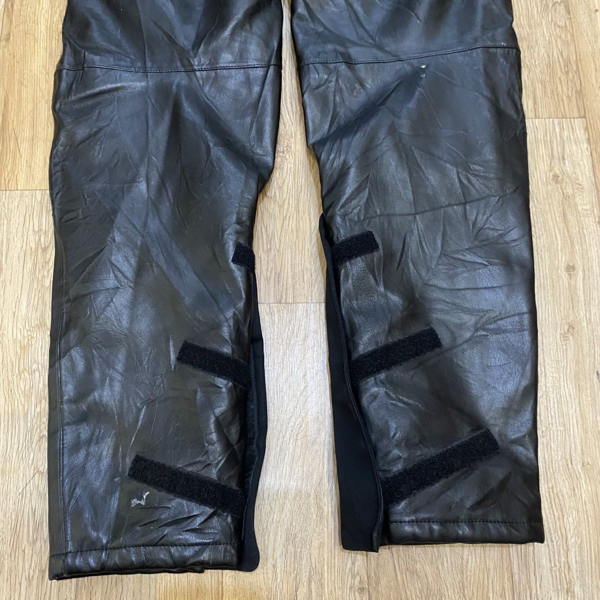 Tornado Mart Aegis Invincible Shield Rick Owen Style Leather Pants Size US 30 / EU 46 - 8 Thumbnail
