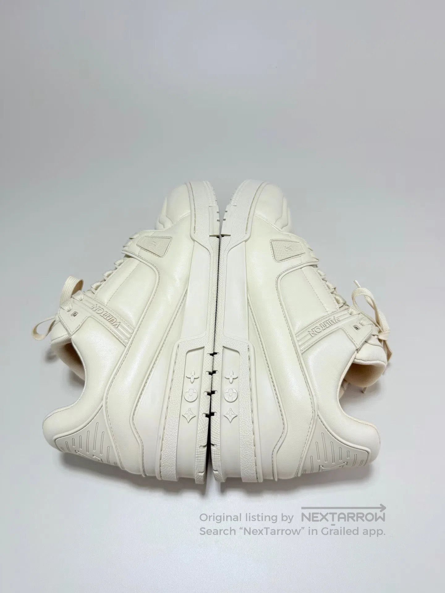 Louis Vuitton White Low. Size US 10 / EU 43 - 5 Thumbnail