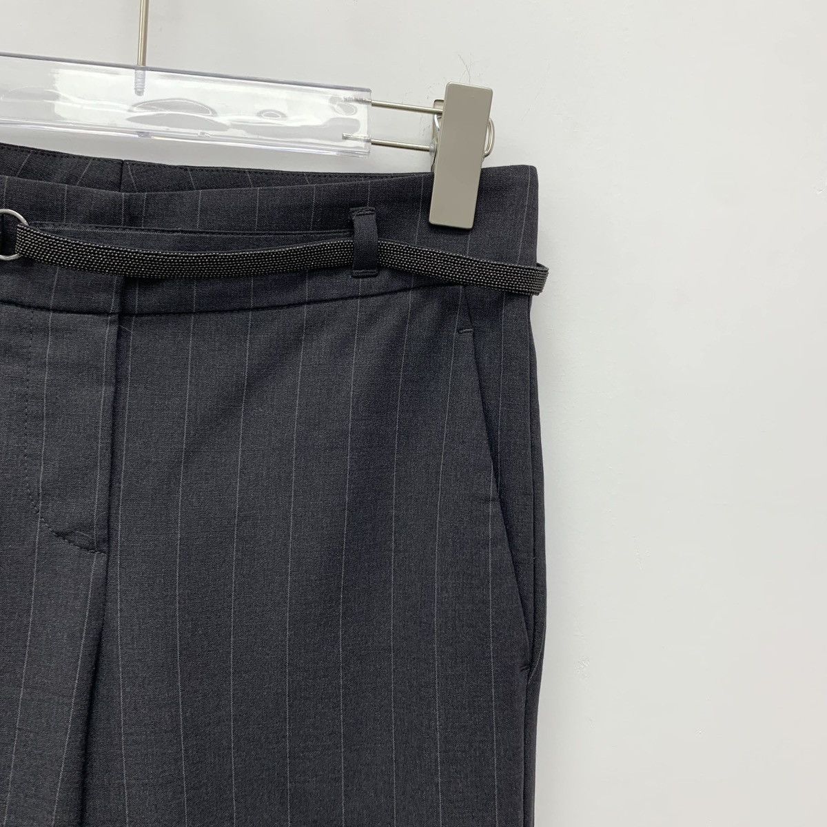Brunello Cucinelli Brunello Cucinelli Striped Wool Casual Dress Pants K26WX Size 26" / US 2 / IT 38 - 3 Thumbnail