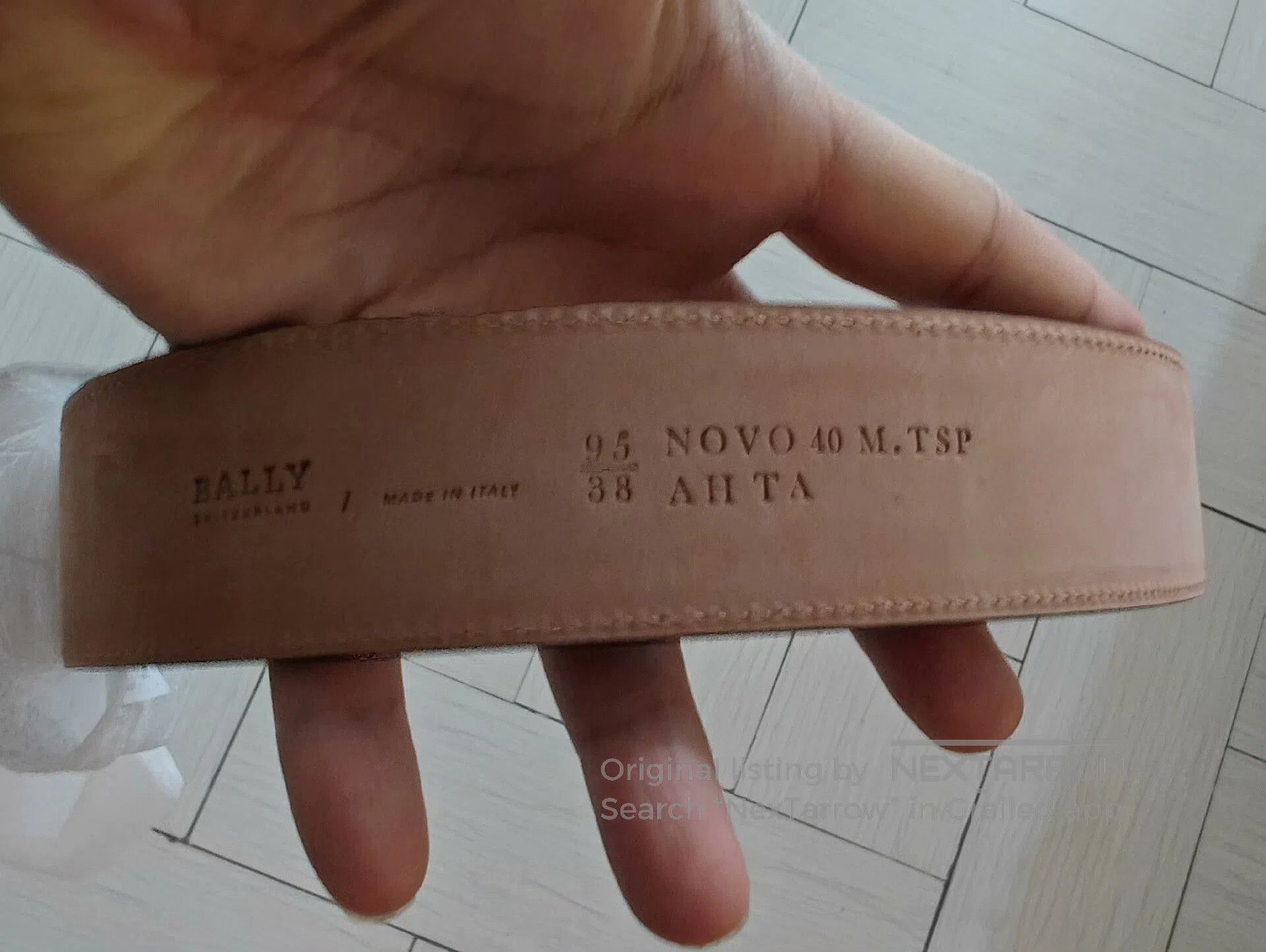 Bally Bally Men's Leather Casual Belt. Size ONE SIZE - 5 Thumbnail