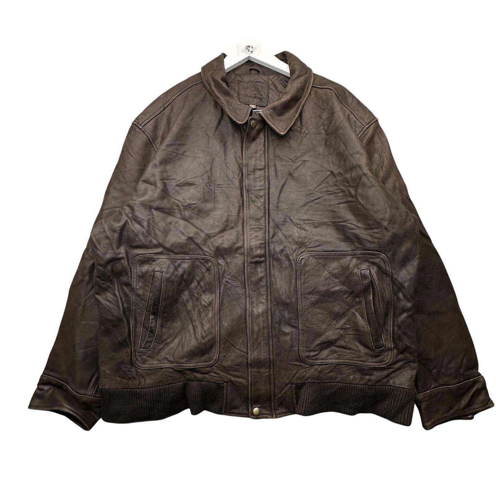 Cherokee Vintage Cherokee Leather Jacket Mens XXL Brown Quilted Size US XXL / EU 58 / 5 - 1 Thumbnail