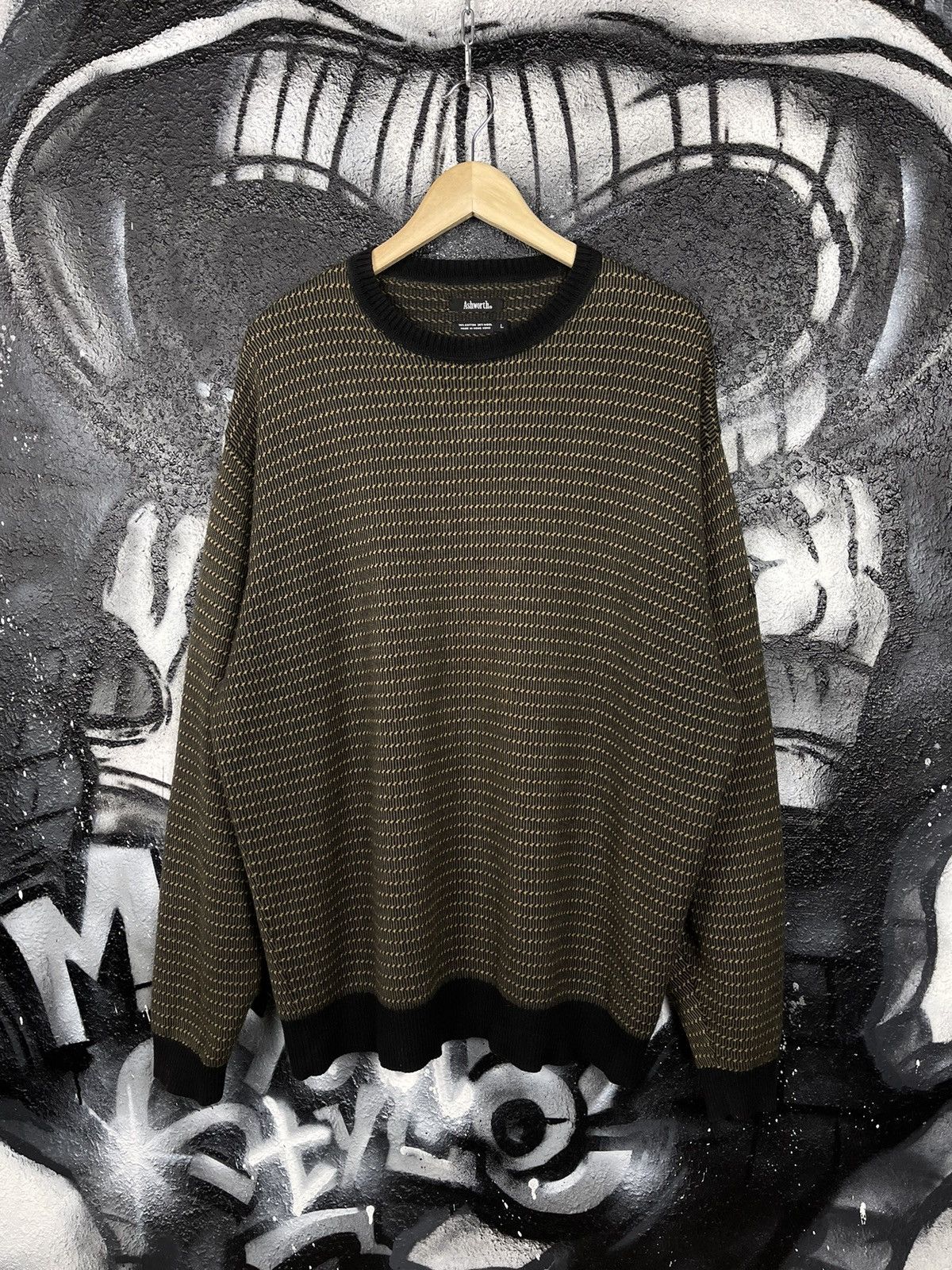 Ashworth × Designer Ashworth Wool Sweater Men’s Size L Size US L / EU 52-54 / 3 - 4 Thumbnail