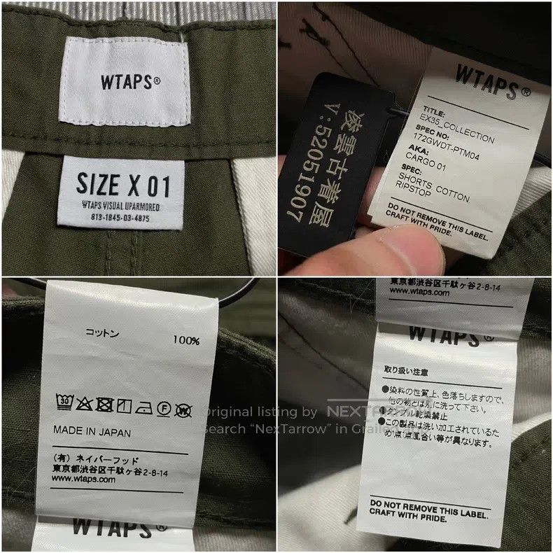 Wtaps Wtaps size 1 Big Doudou work clothes military shorts Size US 39 - 8 Thumbnail