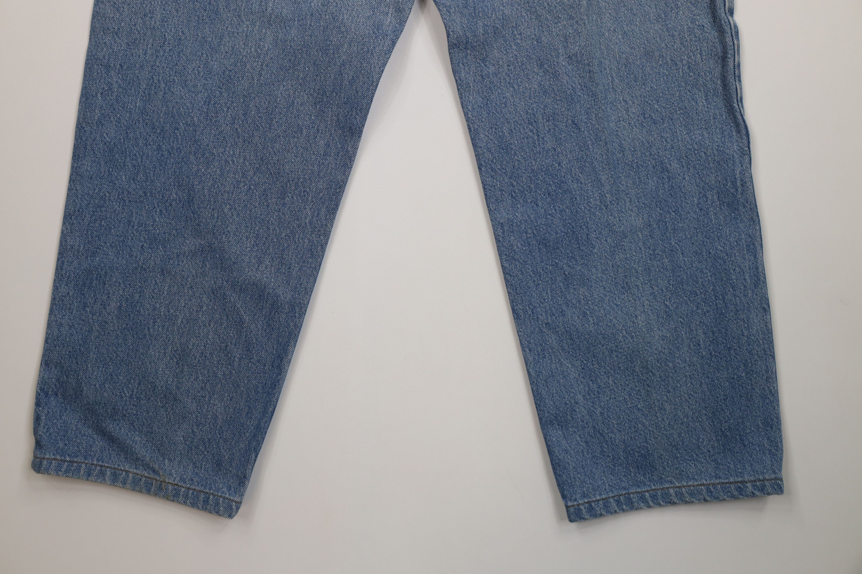 Levi's Vintage Y2K 2002 Levis 468 Relaxed Straight Leg Jeans Blue Size US 36 / EU 52 - 14 Thumbnail