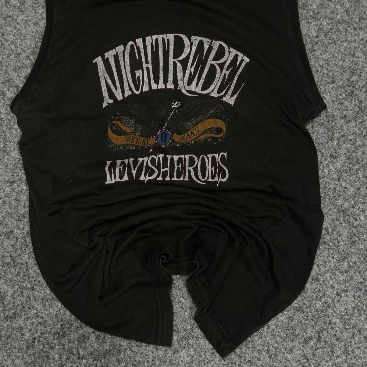 Levi's Vintage Clothing VTG Levi’s Night Rebel Levi’s Heroes Tank Top Sleeves Moto Size US M / EU 48-50 / 2 - 5 Thumbnail