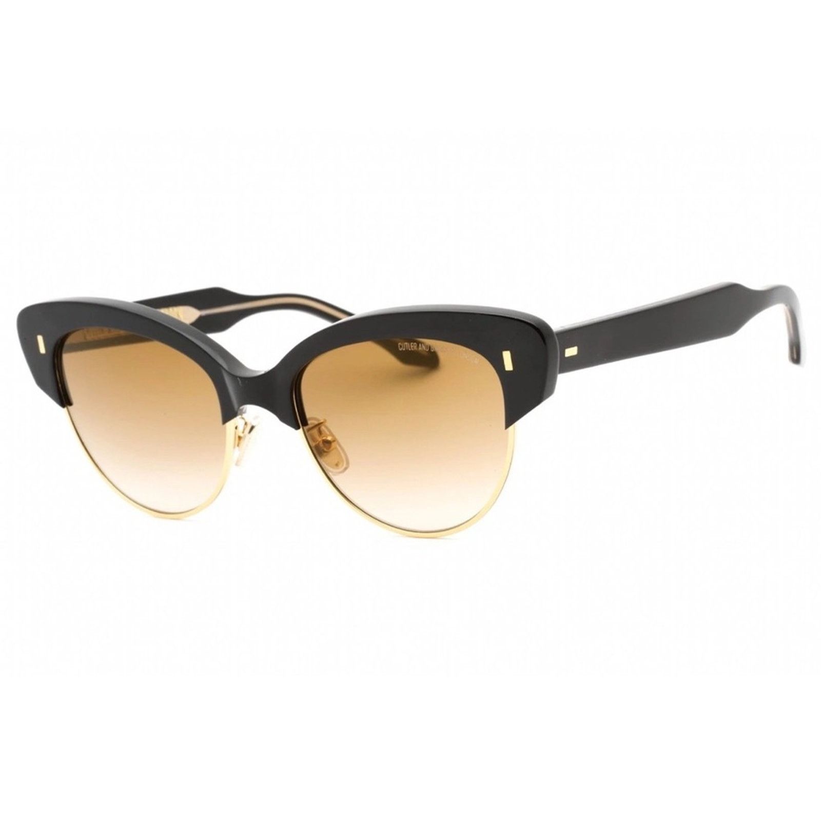 Cutler and Gross New! Cutler and GrossCG1351S 005, Chic Black & Gold Size ONE SIZE - 1 Thumbnail