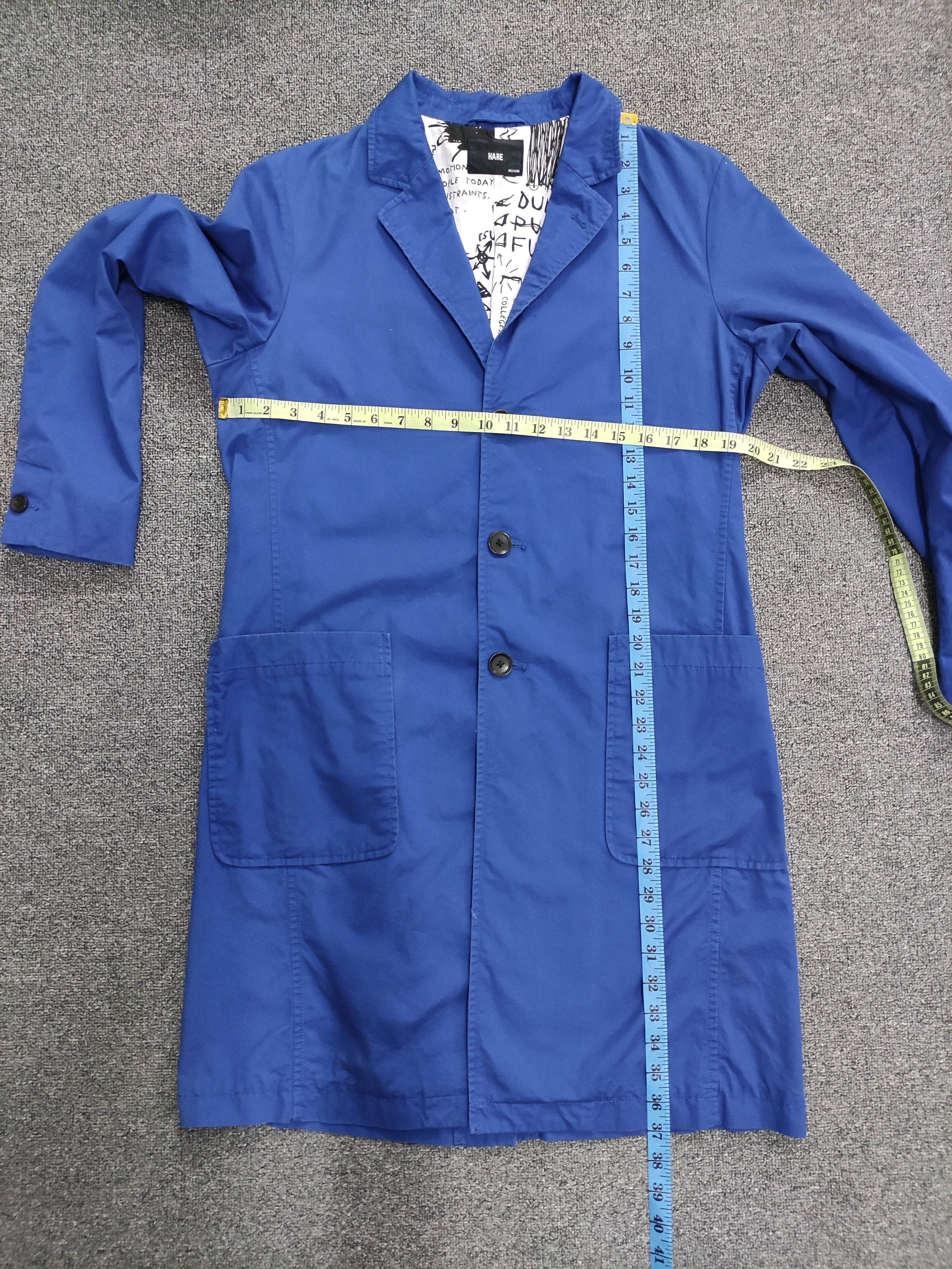 HARE Vintage Hare Long Coat Jacket Size M / US 6-8 / IT 42-44 - 8 Thumbnail