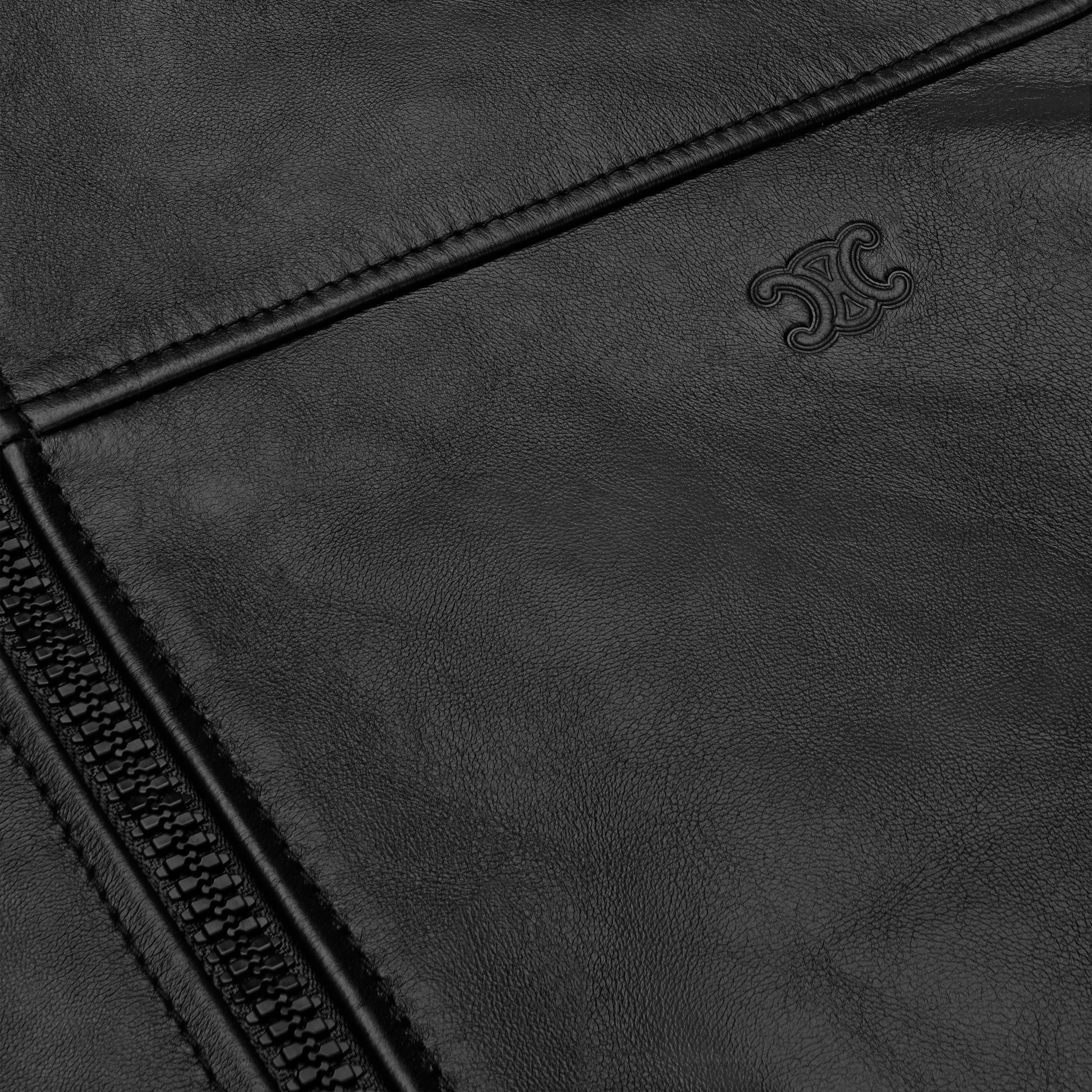 Celine o1bcso1str0925 2EJ51280D Tracksuit Lambskin Jacket in Black Size US S / EU 44-46 / 1 - 3 Thumbnail