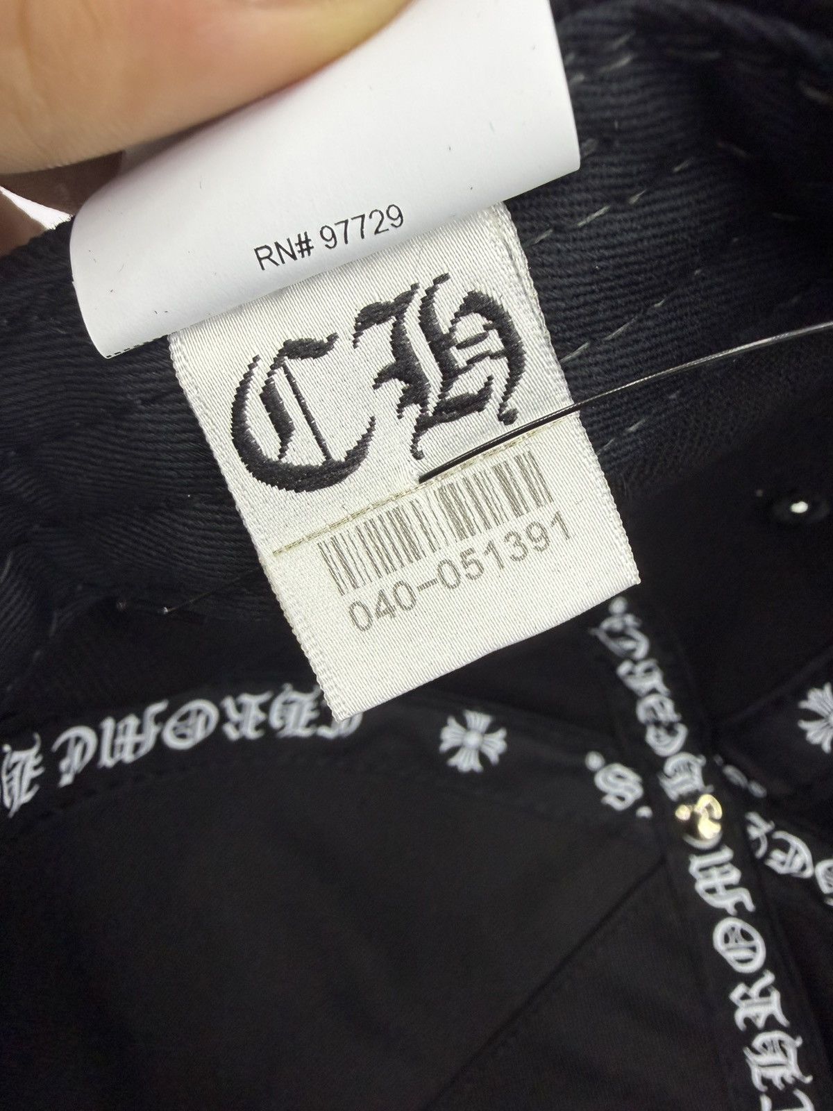 Chrome Hearts Chrome Hearts Horseshoe Denim Snapback Size ONE SIZE - 6 Thumbnail