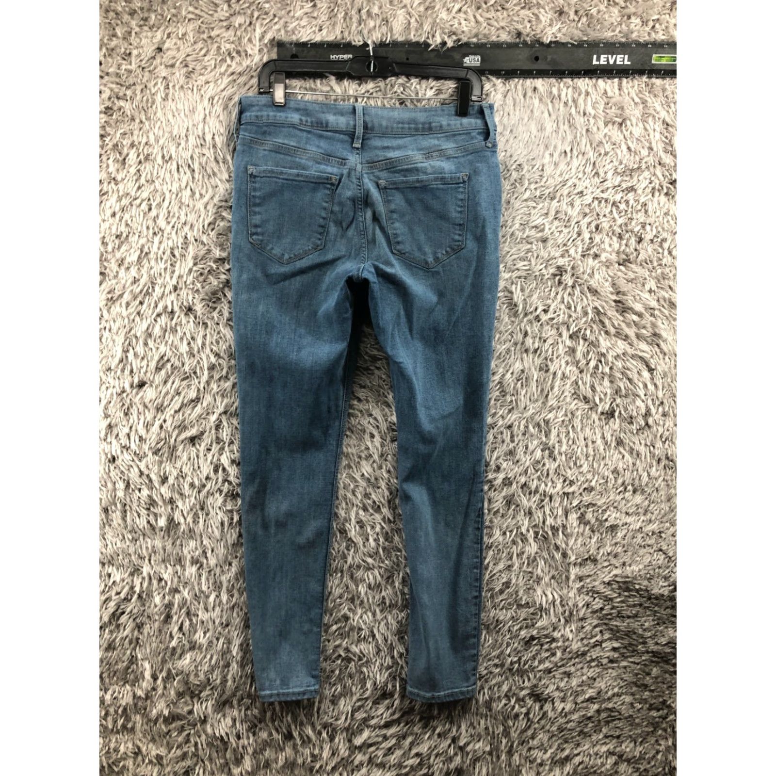 Old Navy VINTAGE Old Navy Rockstar Skinny Jeans Size 10 Long Womens Blue Medium Wash Flaw Size 32" / US 10 / IT 46 - 6 Thumbnail