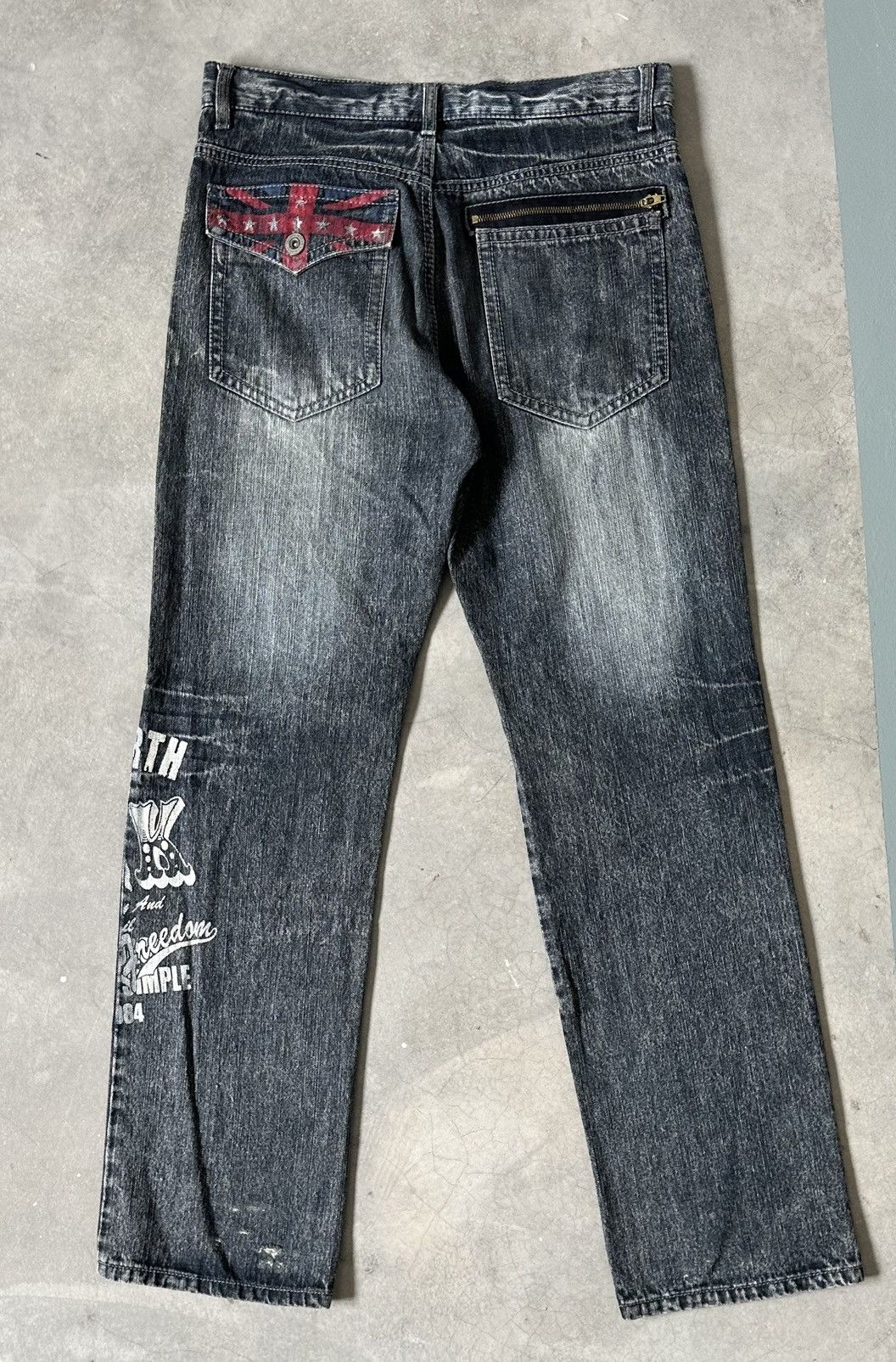 Japanese Brand VINTAGE BLACK & FORTH GRAPHIC PRINTED TEE Size US 34 / EU 50 - 9 Thumbnail